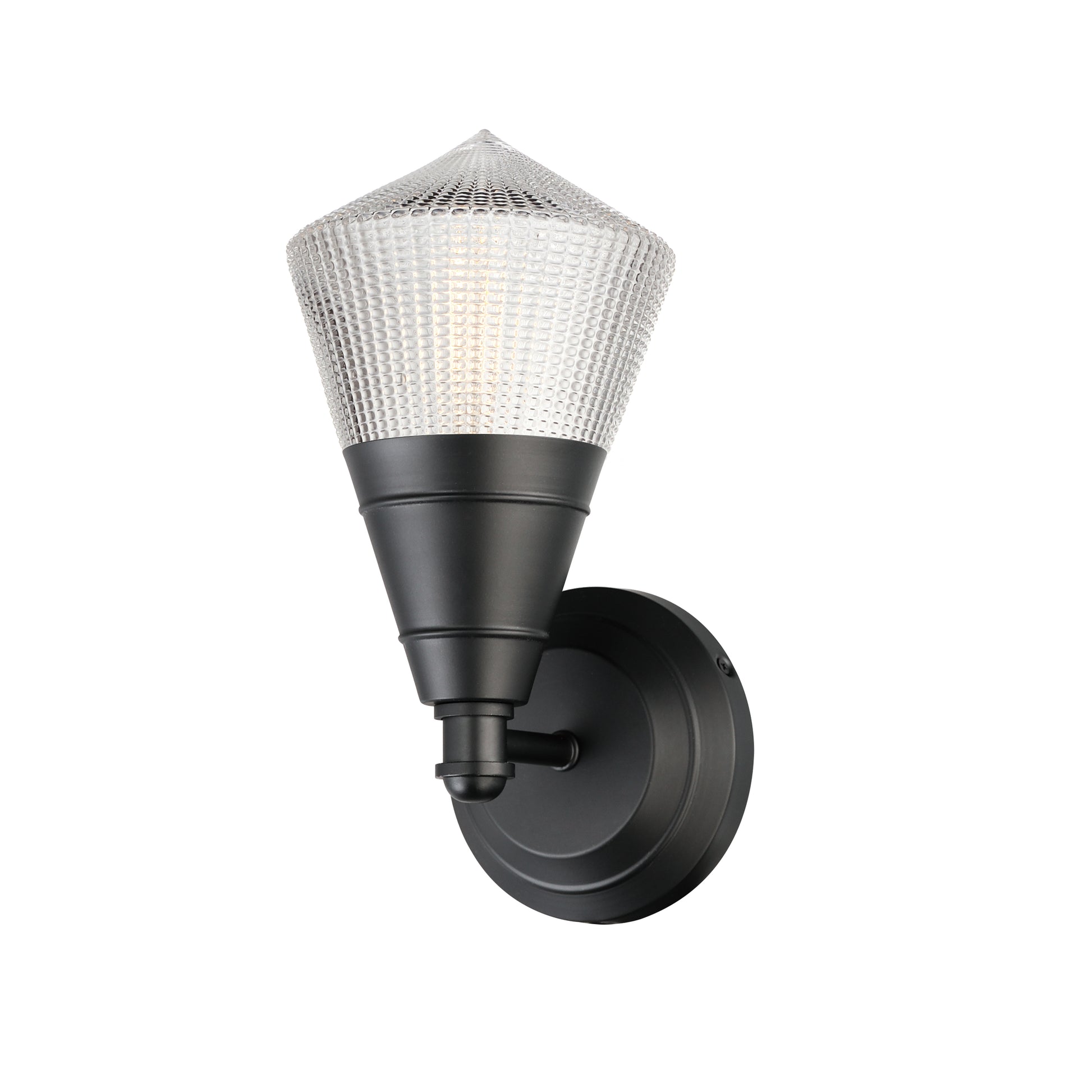 Hargreaves Wall Sconce Black by Maxim Lighting