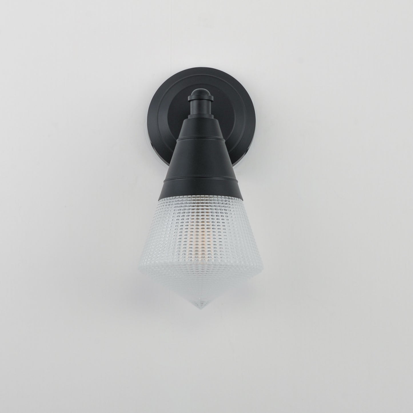Hargreaves Wall Sconce Black by Maxim Lighting