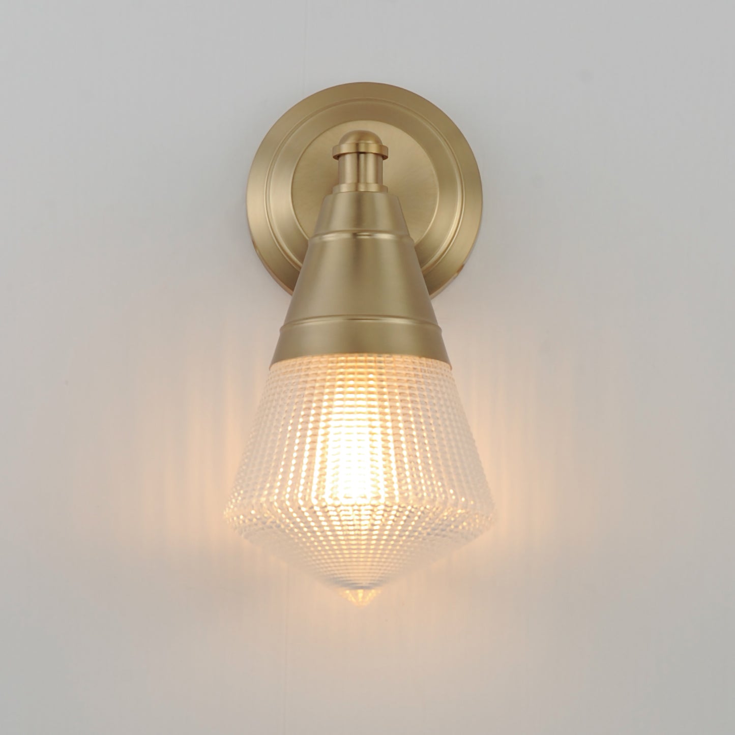 Hargreaves Wall Sconce Natural Aged Brass by Maxim Lighting