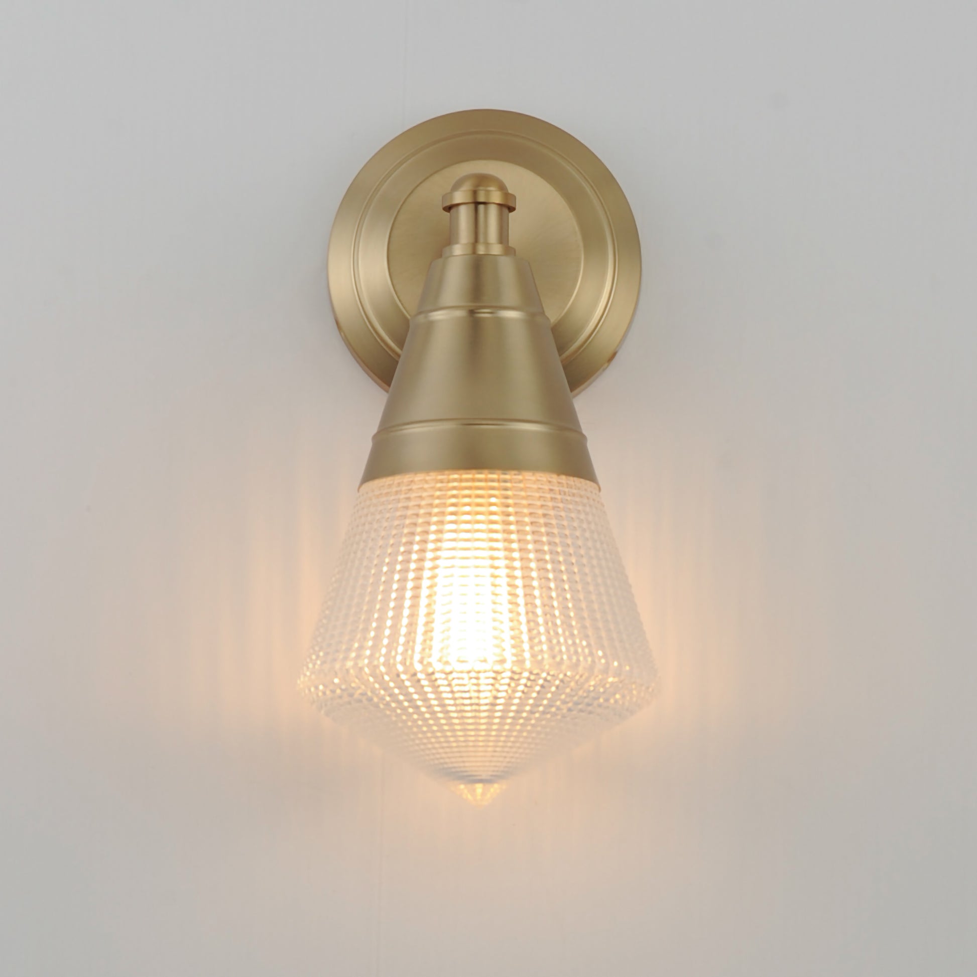 Hargreaves Wall Sconce Natural Aged Brass by Maxim Lighting
