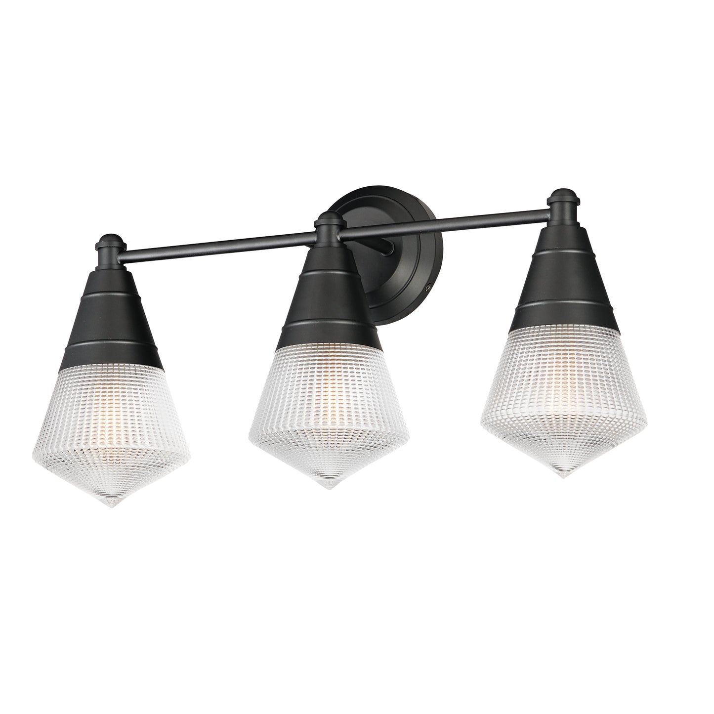 Hargreaves 3-Light Bath Vanity Black by Maxim Lighting