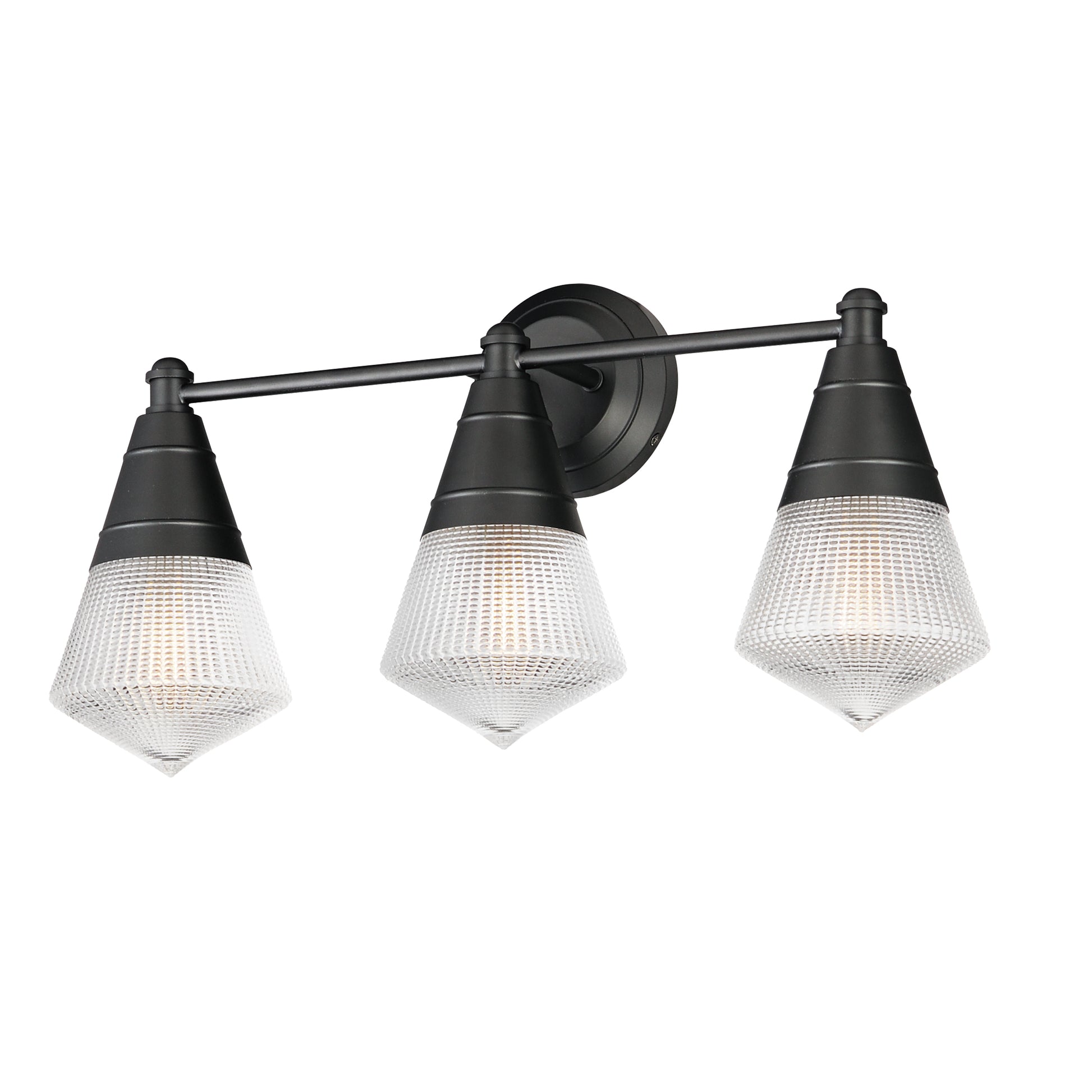 Hargreaves 3-Light Bath Vanity Black by Maxim Lighting
