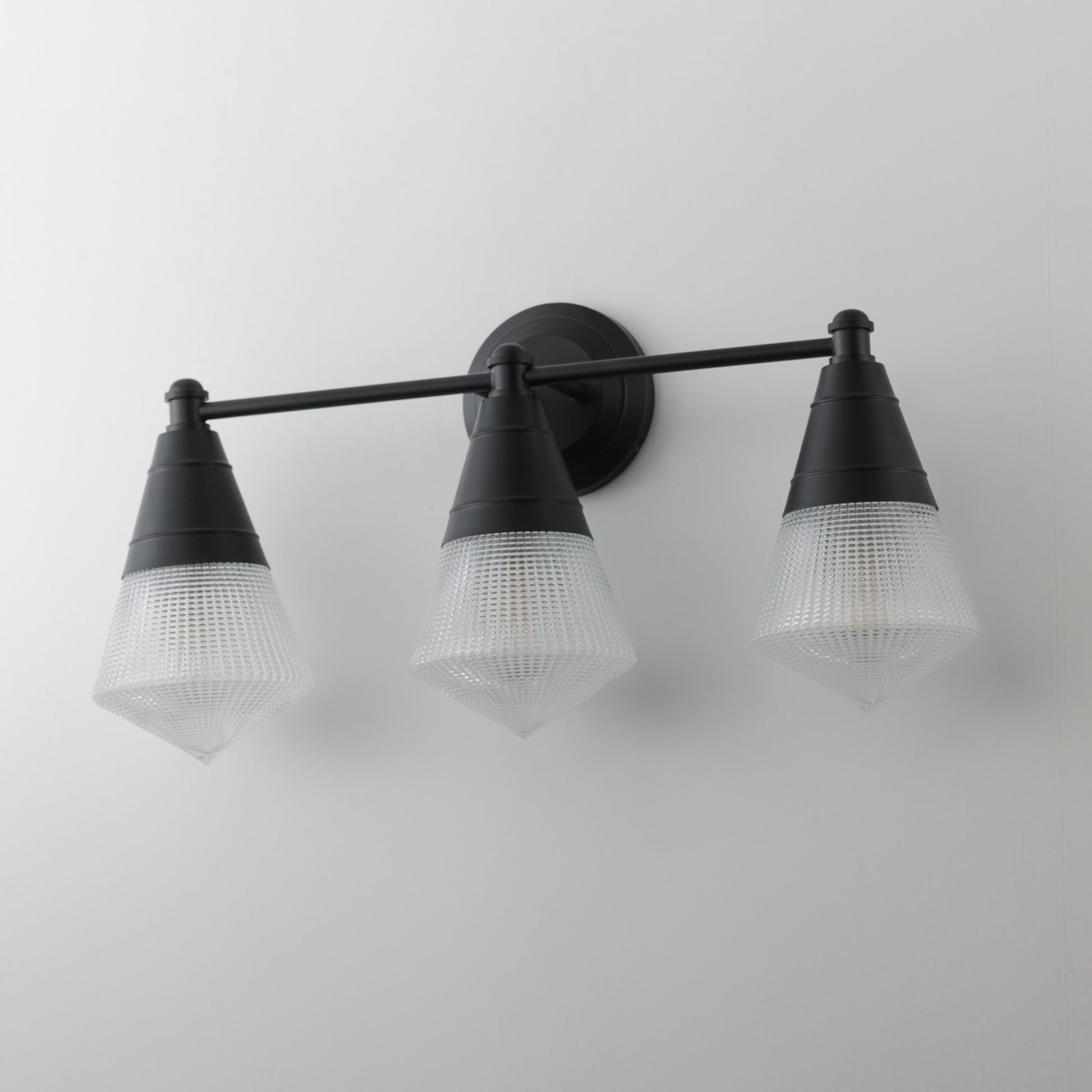 Hargreaves 3-Light Bath Vanity Black by Maxim Lighting