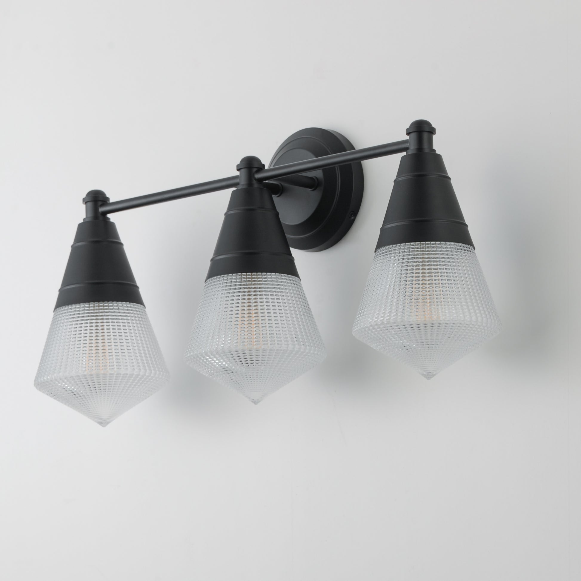 Hargreaves 3-Light Bath Vanity Black by Maxim Lighting