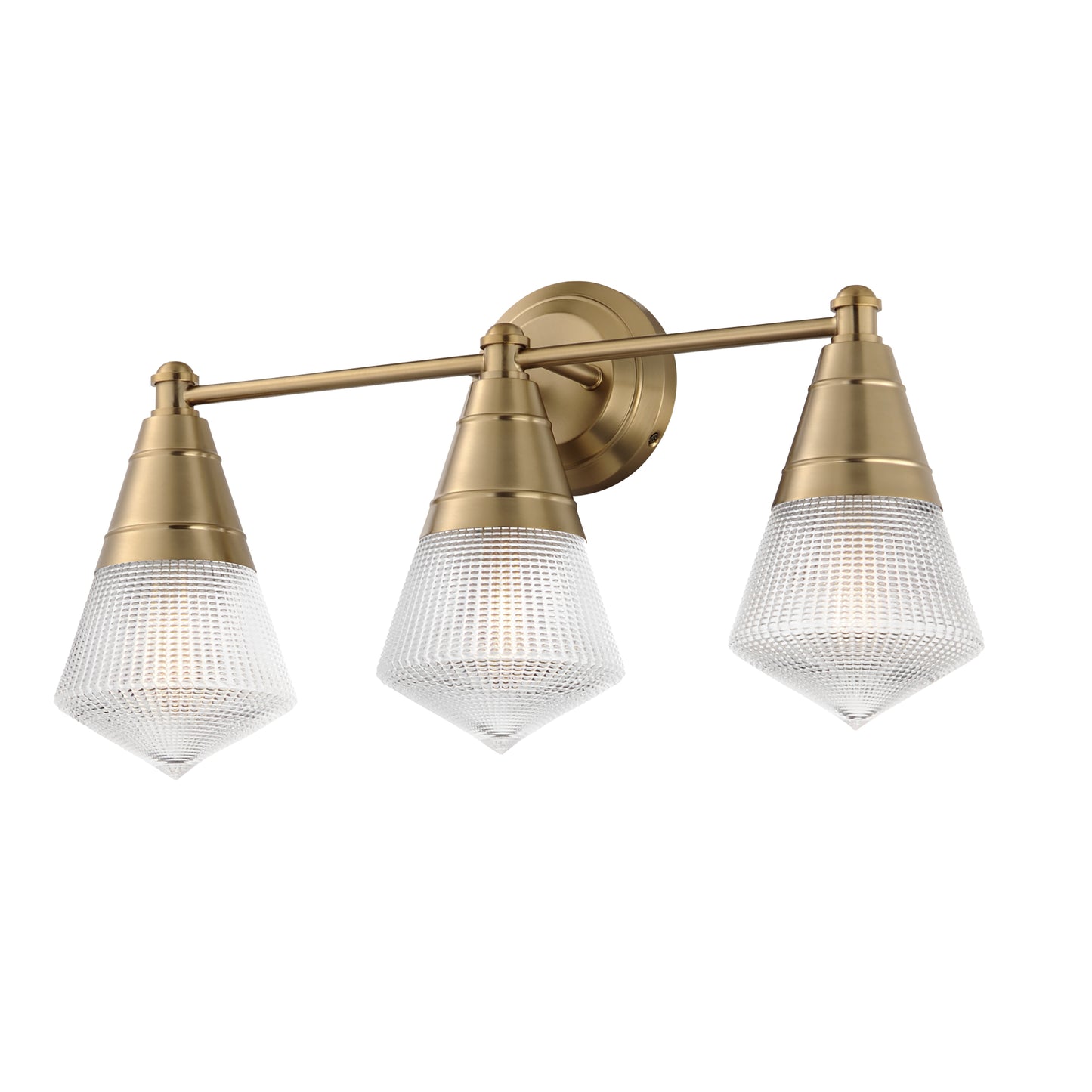 Hargreaves 3-Light Bath Vanity Natural Aged Brass by Maxim Lighting