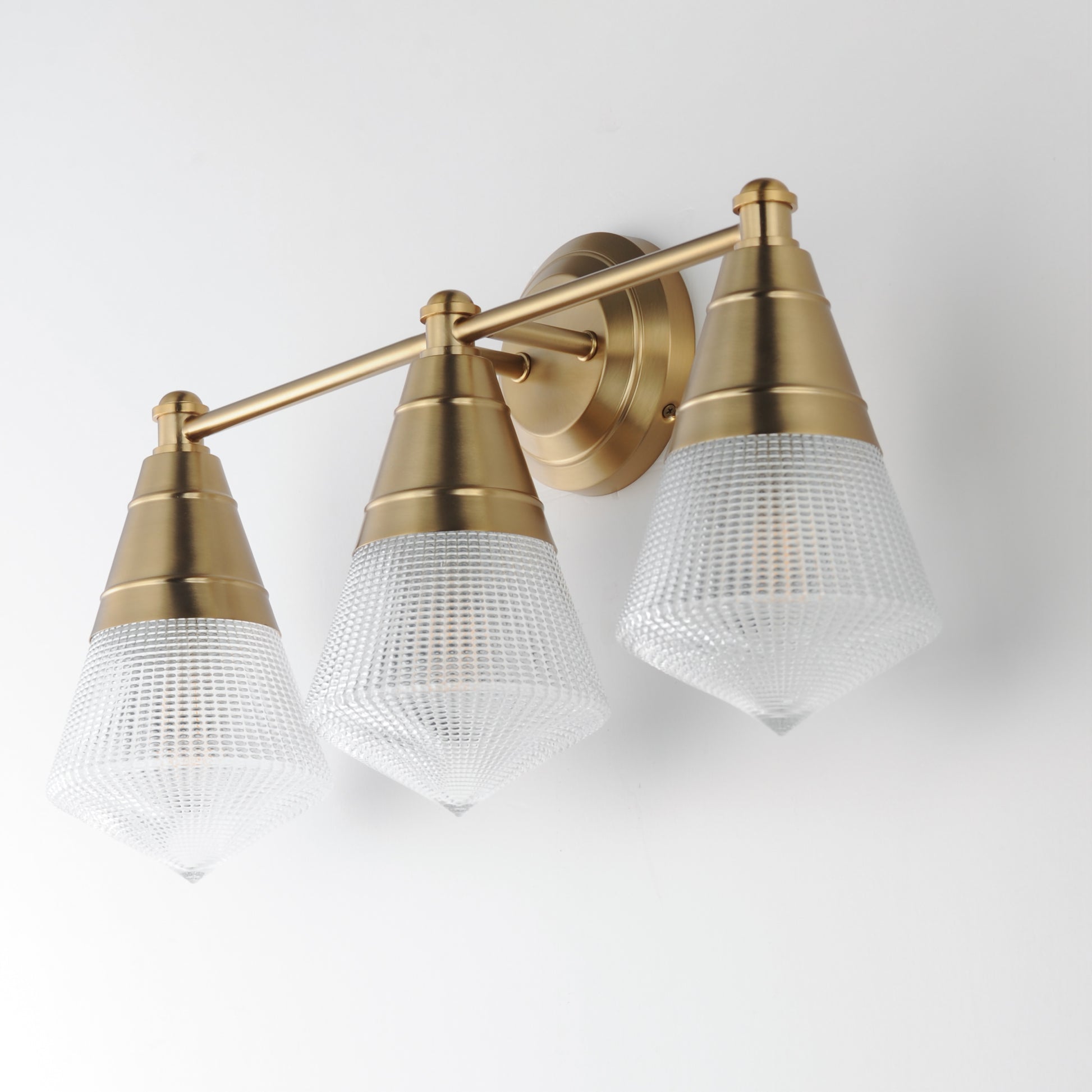 Hargreaves 3-Light Bath Vanity Natural Aged Brass by Maxim Lighting