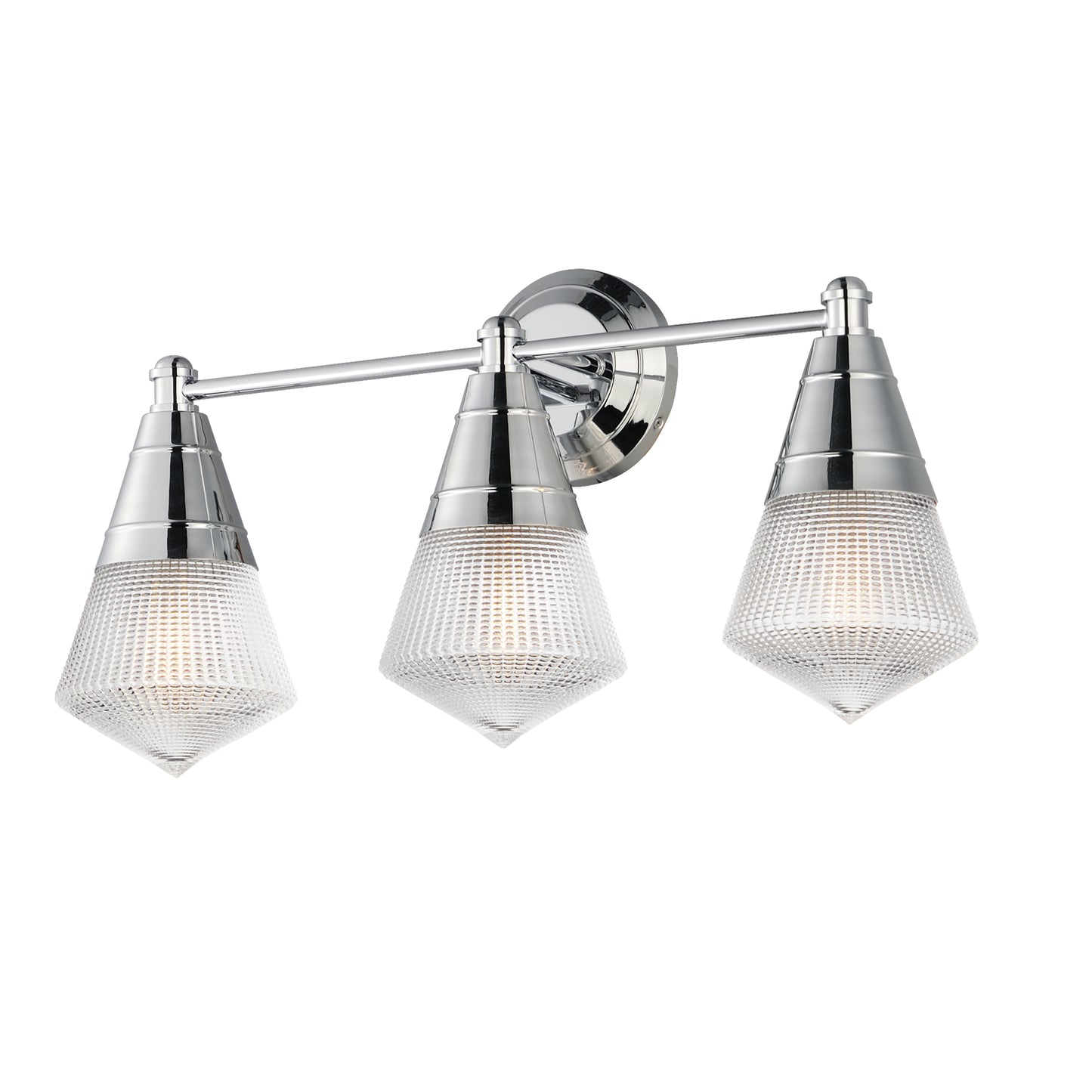 Hargreaves 3-Light Bath Vanity Polished Chrome by Maxim Lighting