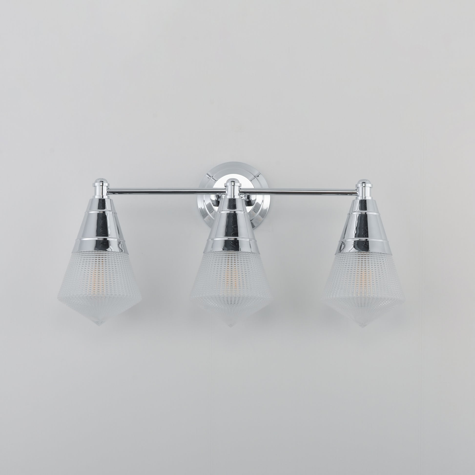 Hargreaves 3-Light Bath Vanity Polished Chrome by Maxim Lighting