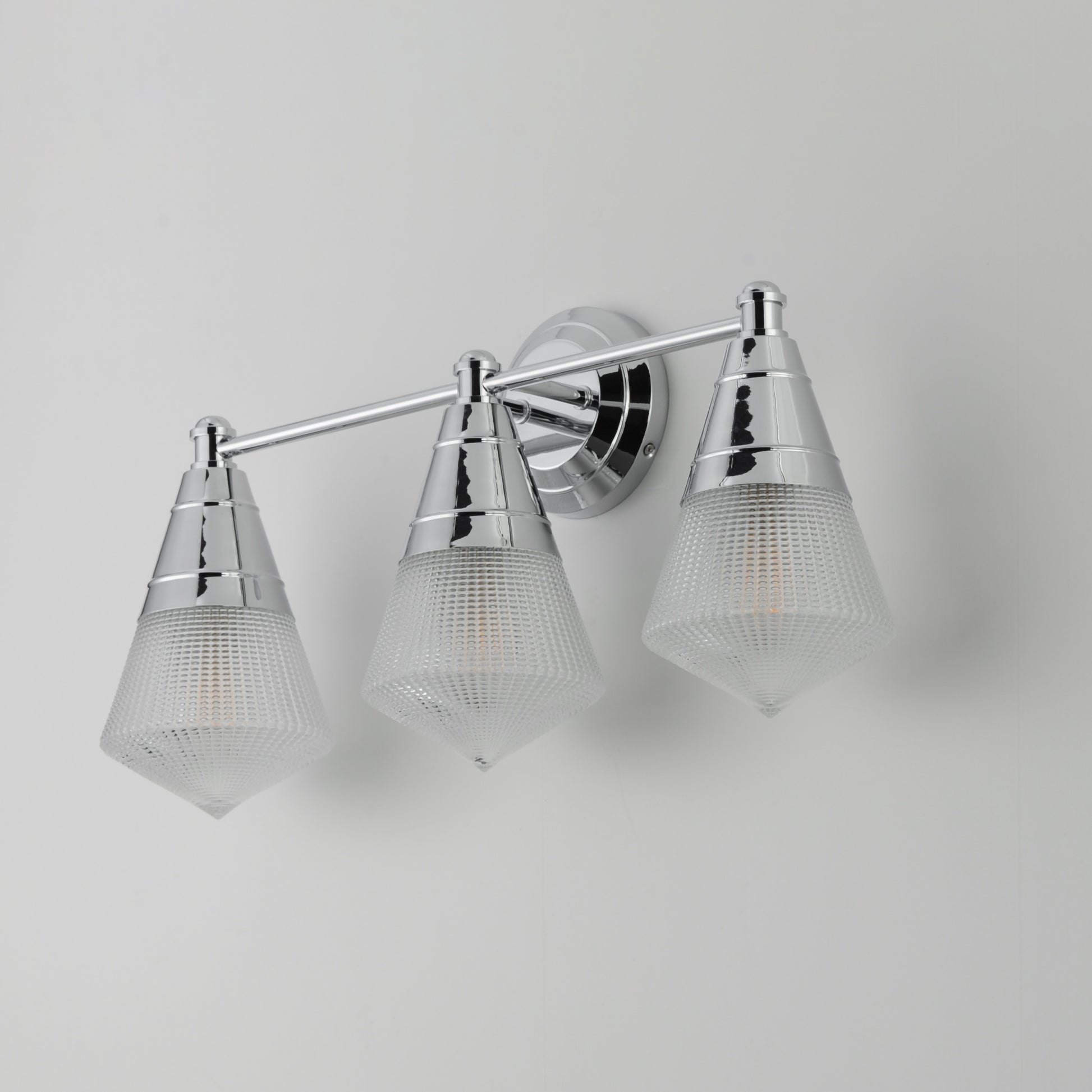 Hargreaves 3-Light Bath Vanity Polished Chrome by Maxim Lighting