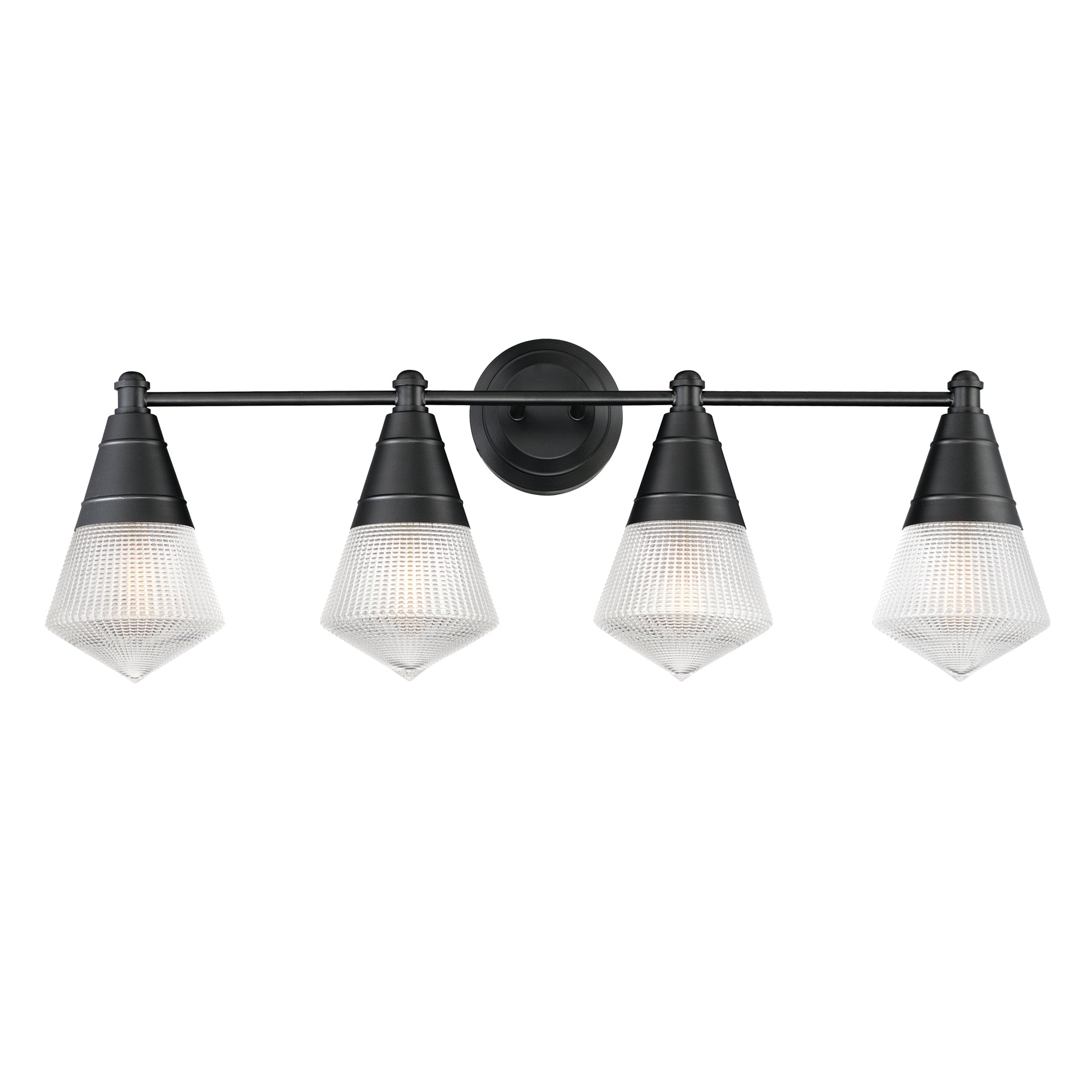 Hargreaves 4-Light Bath Vanity Black by Maxim Lighting