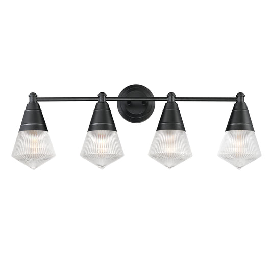 Hargreaves 4-Light Bath Vanity Black by Maxim Lighting