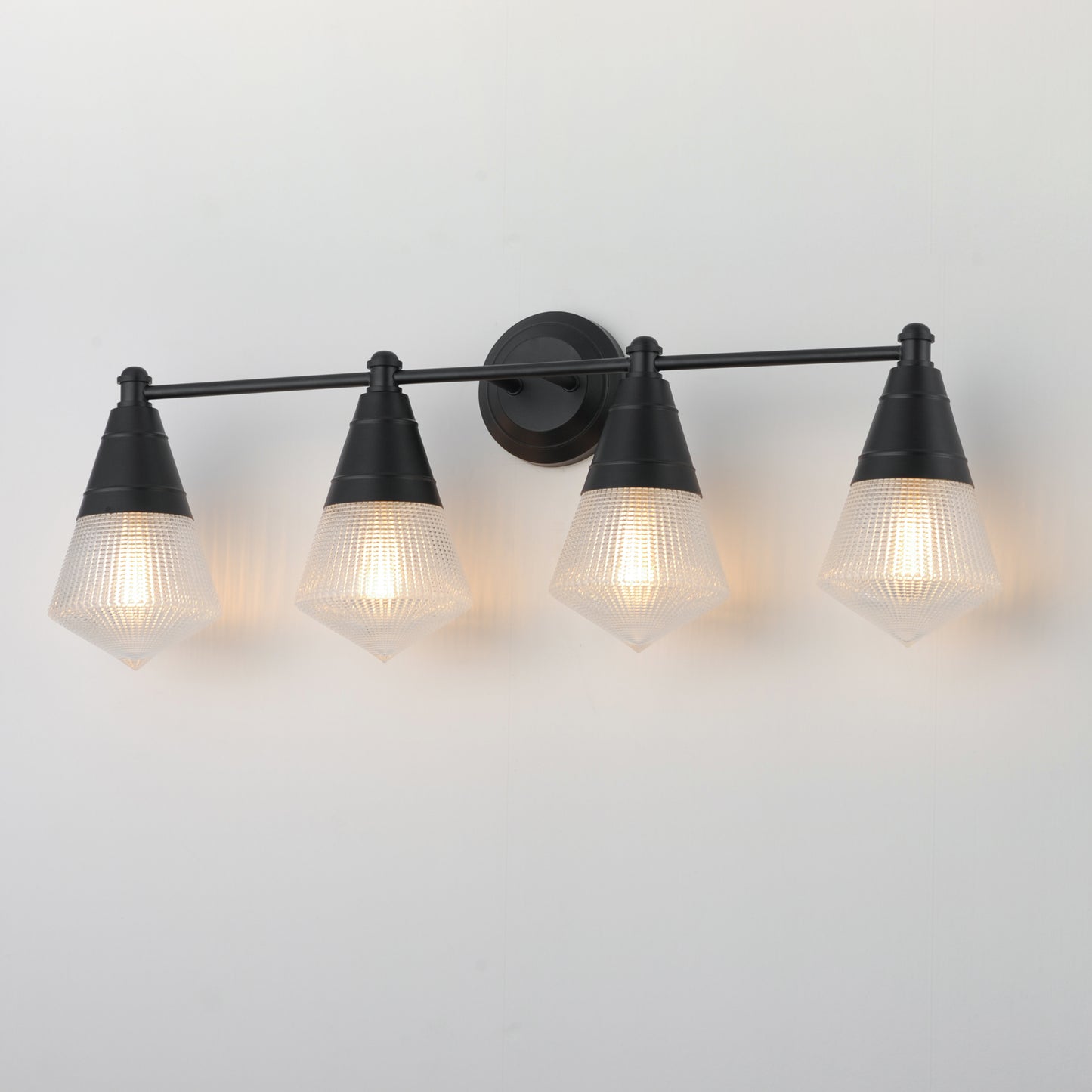 Hargreaves 4-Light Bath Vanity Black by Maxim Lighting