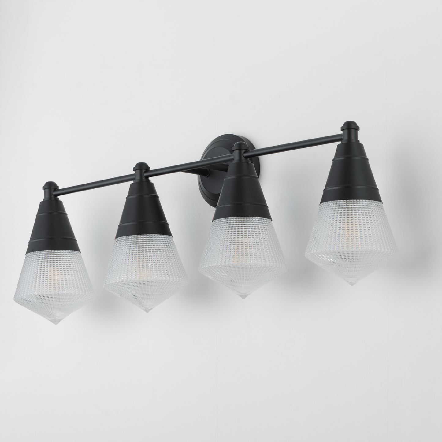 Hargreaves 4-Light Bath Vanity Black by Maxim Lighting