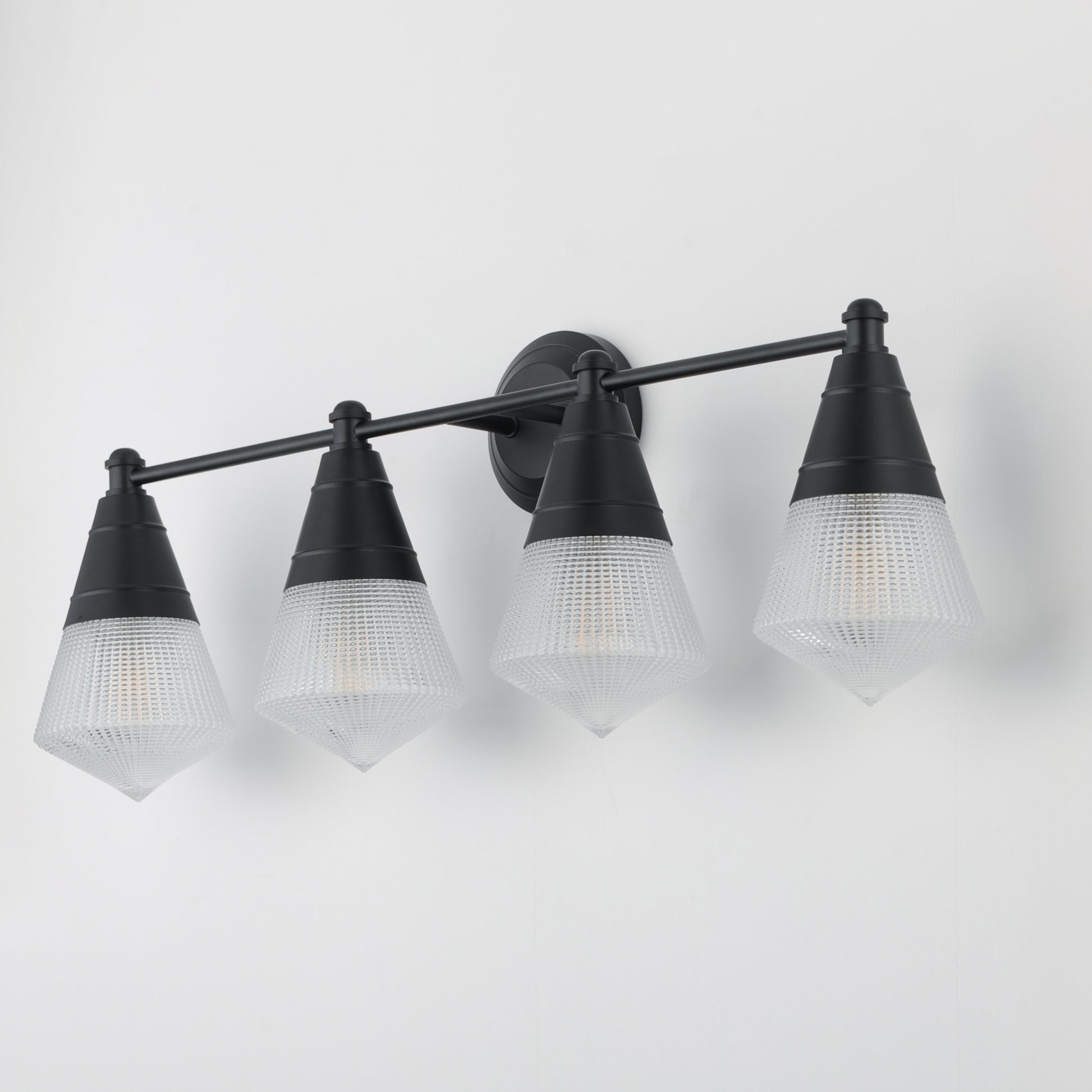 Hargreaves 4-Light Bath Vanity Black by Maxim Lighting