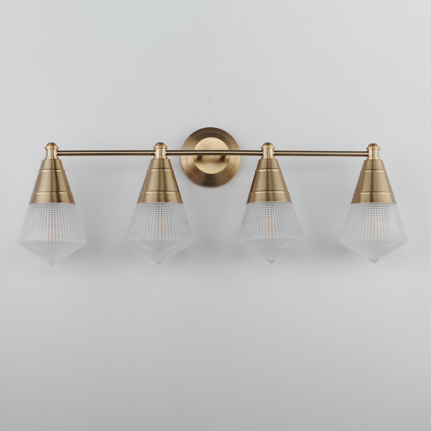 Hargreaves 4-Light Bath Vanity Natural Aged Brass by Maxim Lighting