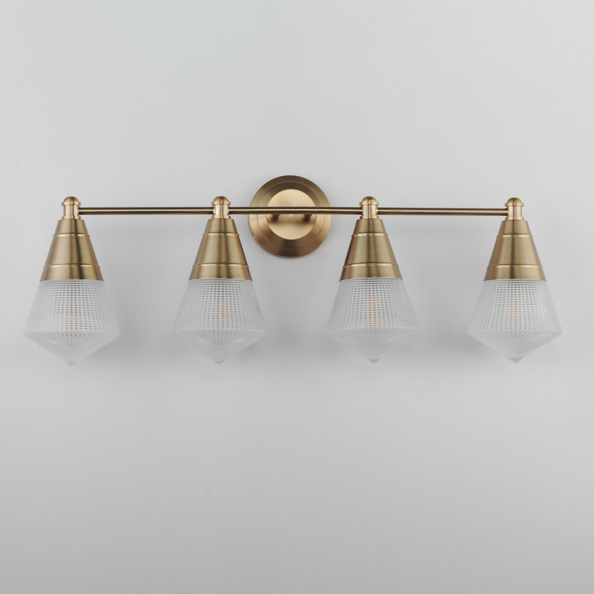 Hargreaves 4-Light Bath Vanity Natural Aged Brass by Maxim Lighting