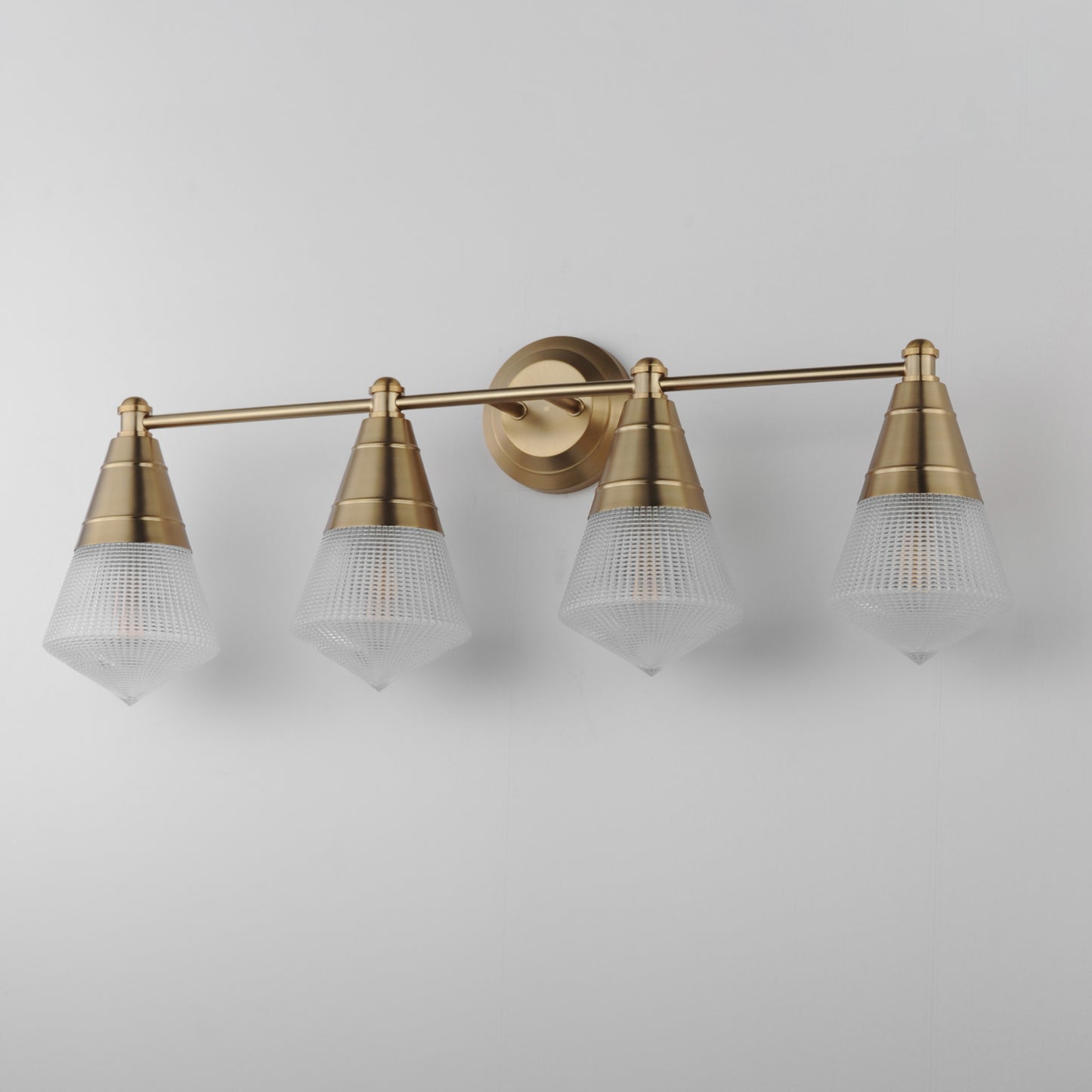 Hargreaves 4-Light Bath Vanity Natural Aged Brass by Maxim Lighting