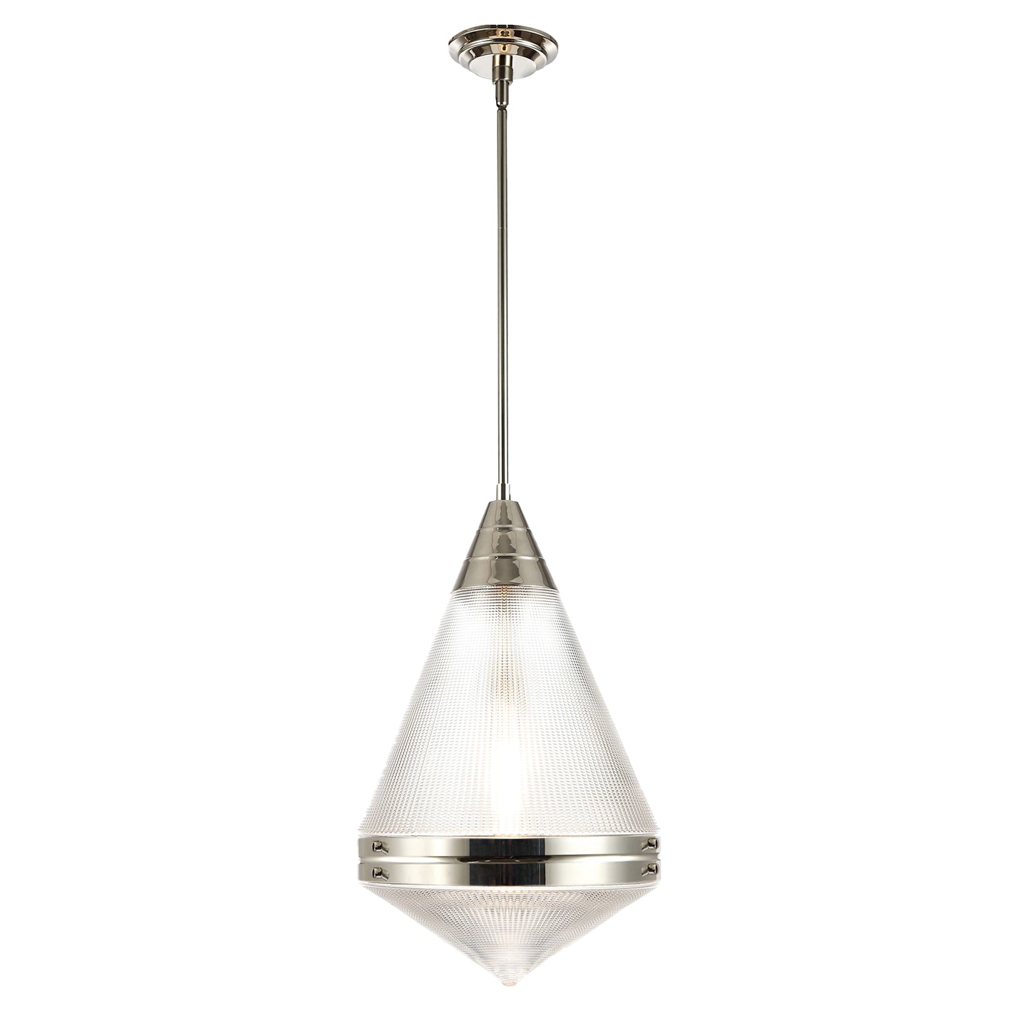 Hargreaves Pendant Polished Nickel by Maxim Lighting