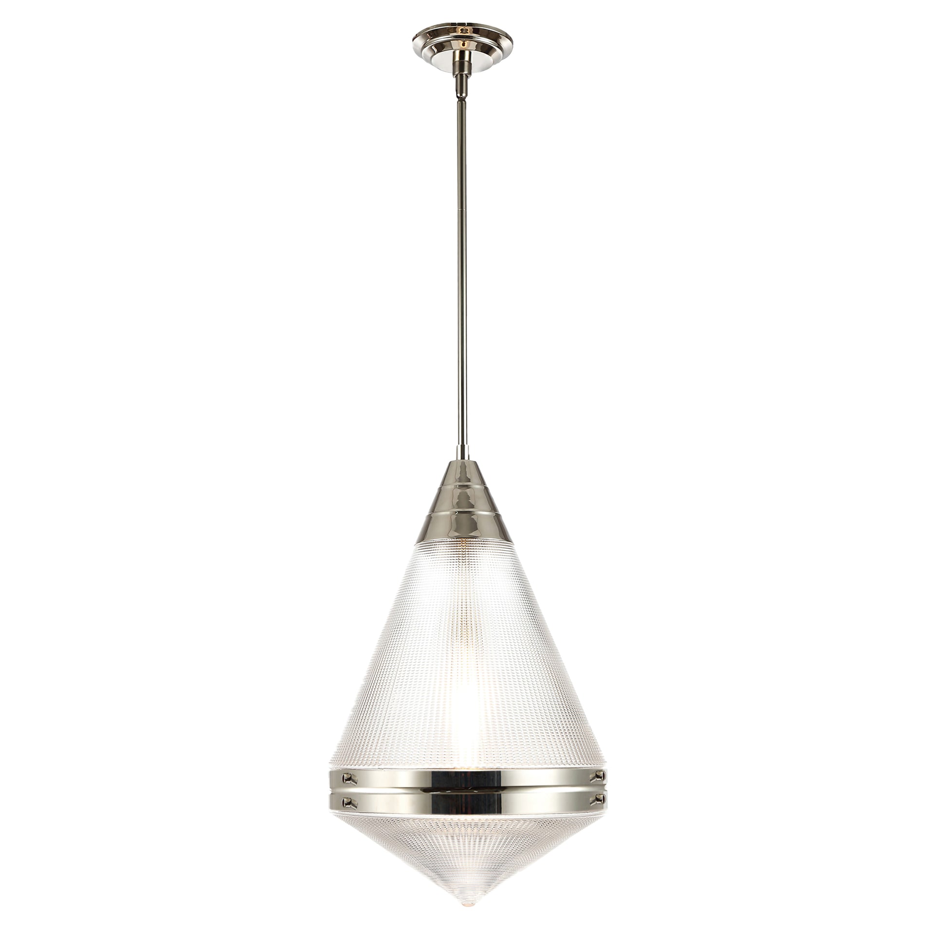 Hargreaves Pendant Polished Nickel by Maxim Lighting