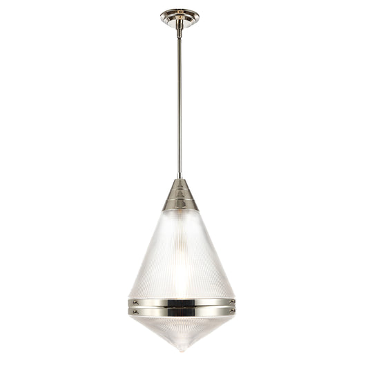 Hargreaves Pendant Polished Nickel by Maxim Lighting