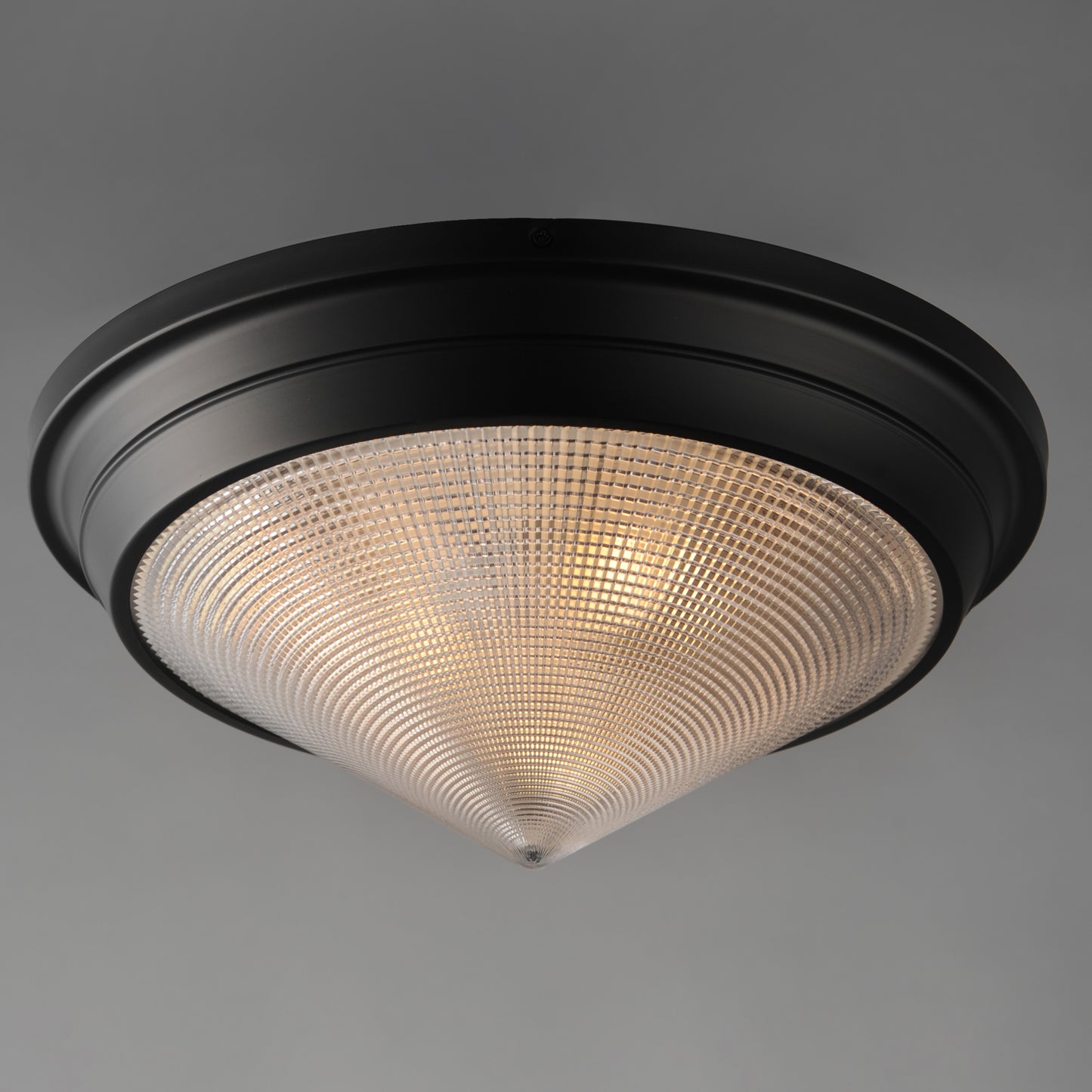 Hargreaves 3-Light Flush Mount Black by Maxim Lighting