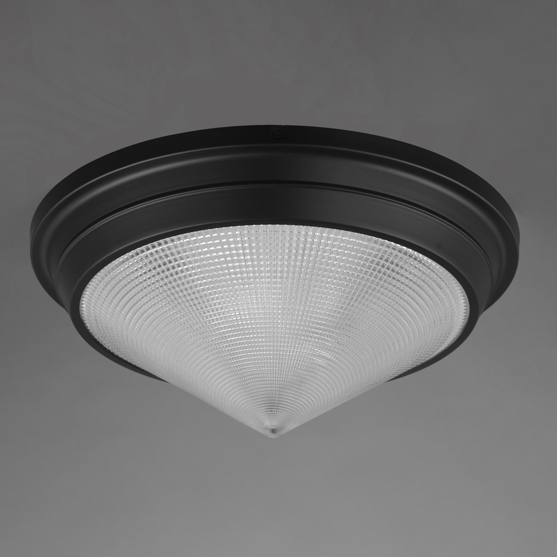 Hargreaves 3-Light Flush Mount Black by Maxim Lighting