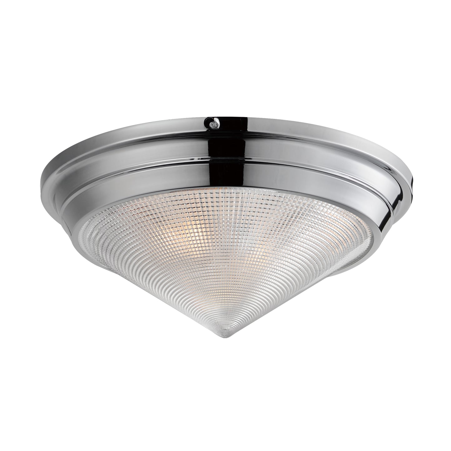 Hargreaves 3-Light Flush Mount Polished Nickel by Maxim Lighting