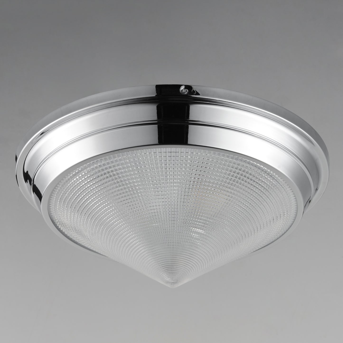 Hargreaves 3-Light Flush Mount Polished Nickel by Maxim Lighting