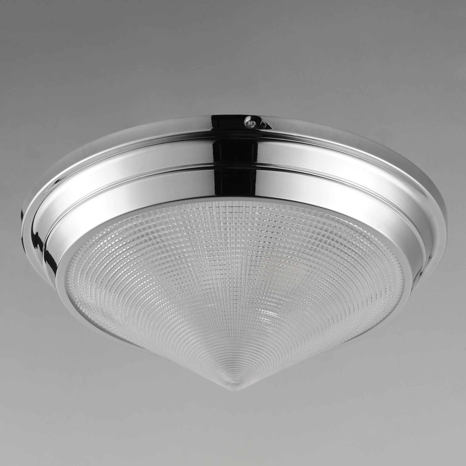 Hargreaves 3-Light Flush Mount Polished Nickel by Maxim Lighting