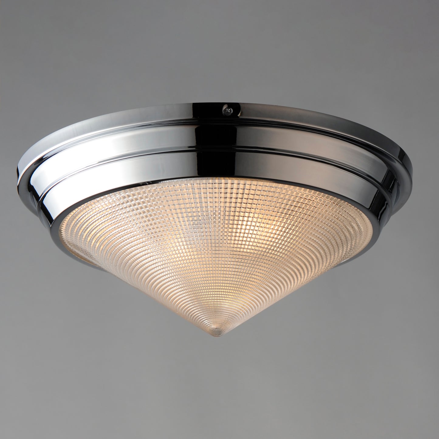 Hargreaves 3-Light Flush Mount Polished Nickel by Maxim Lighting