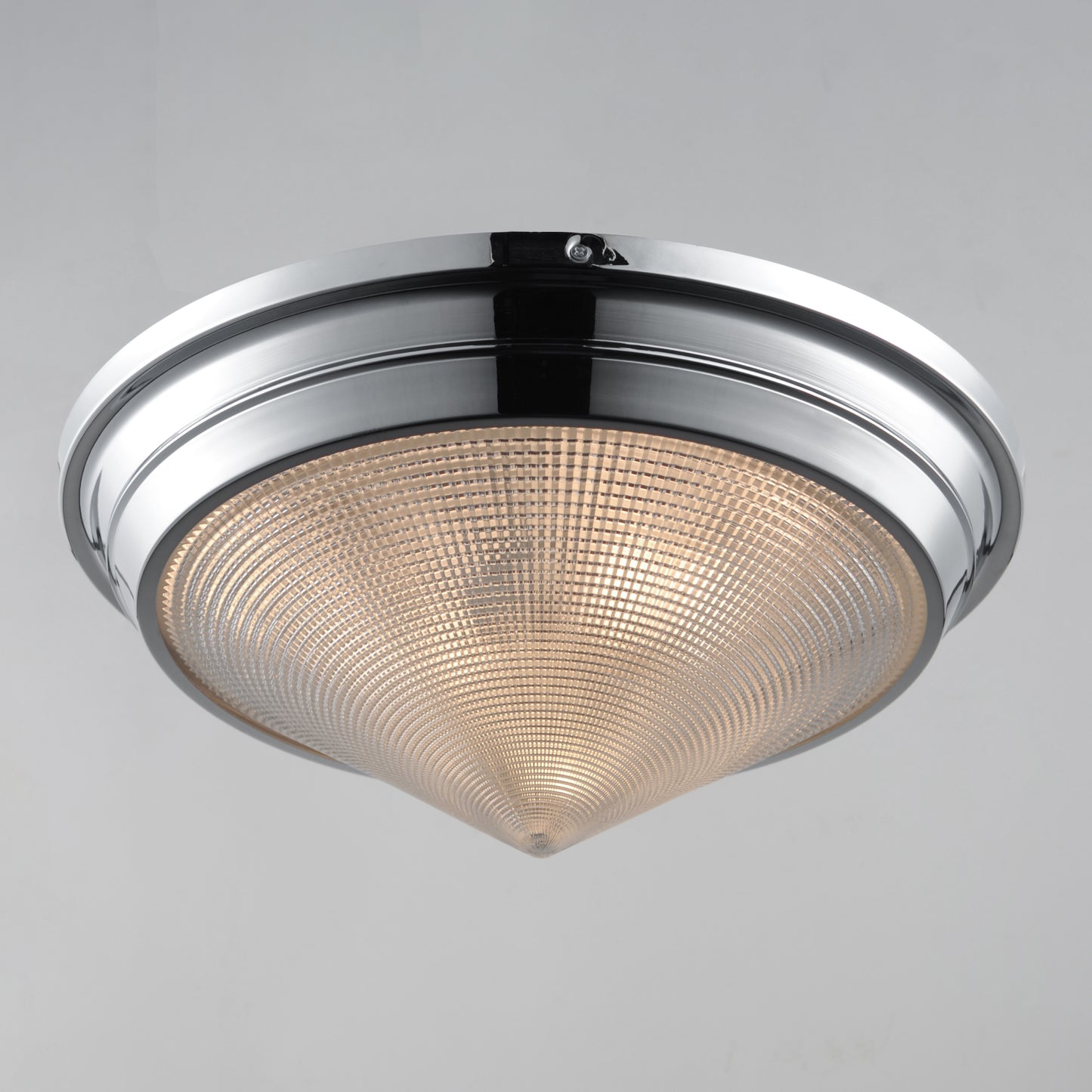 Hargreaves 3-Light Flush Mount Polished Nickel by Maxim Lighting