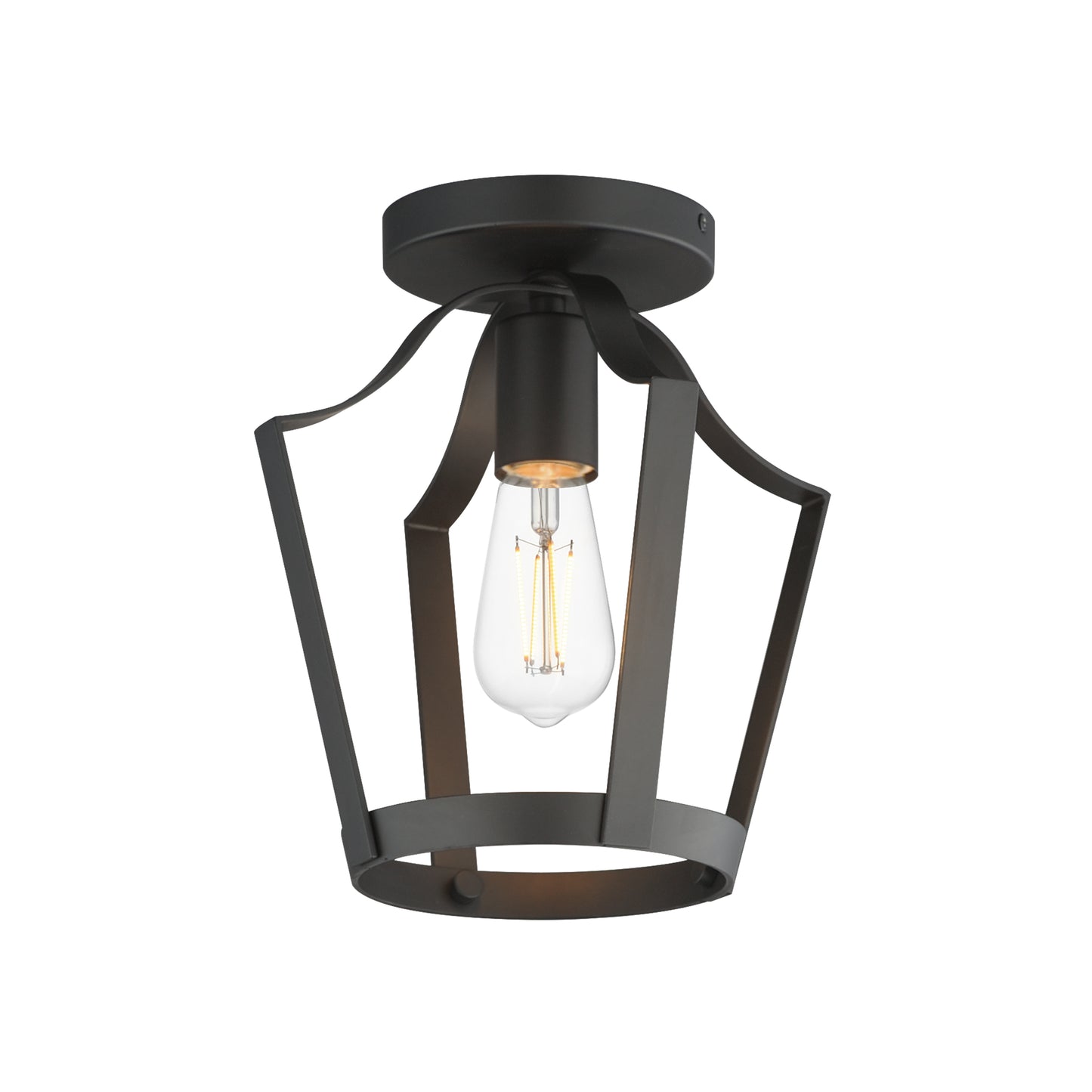 Arden Pendant/Semi Flush Black by Maxim Lighting