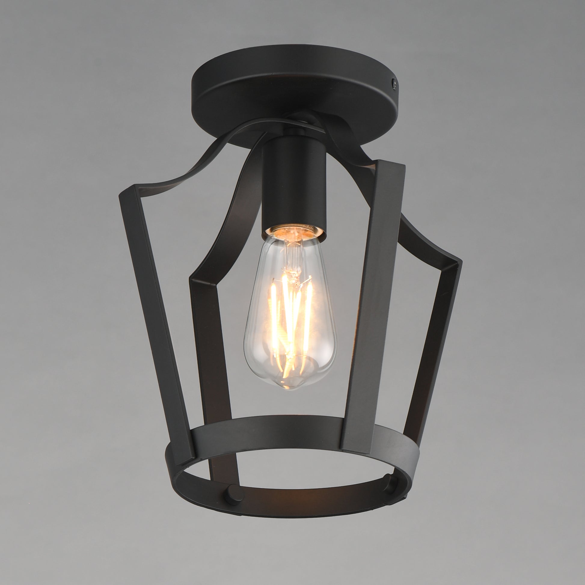 Arden Pendant/Semi Flush Black by Maxim Lighting