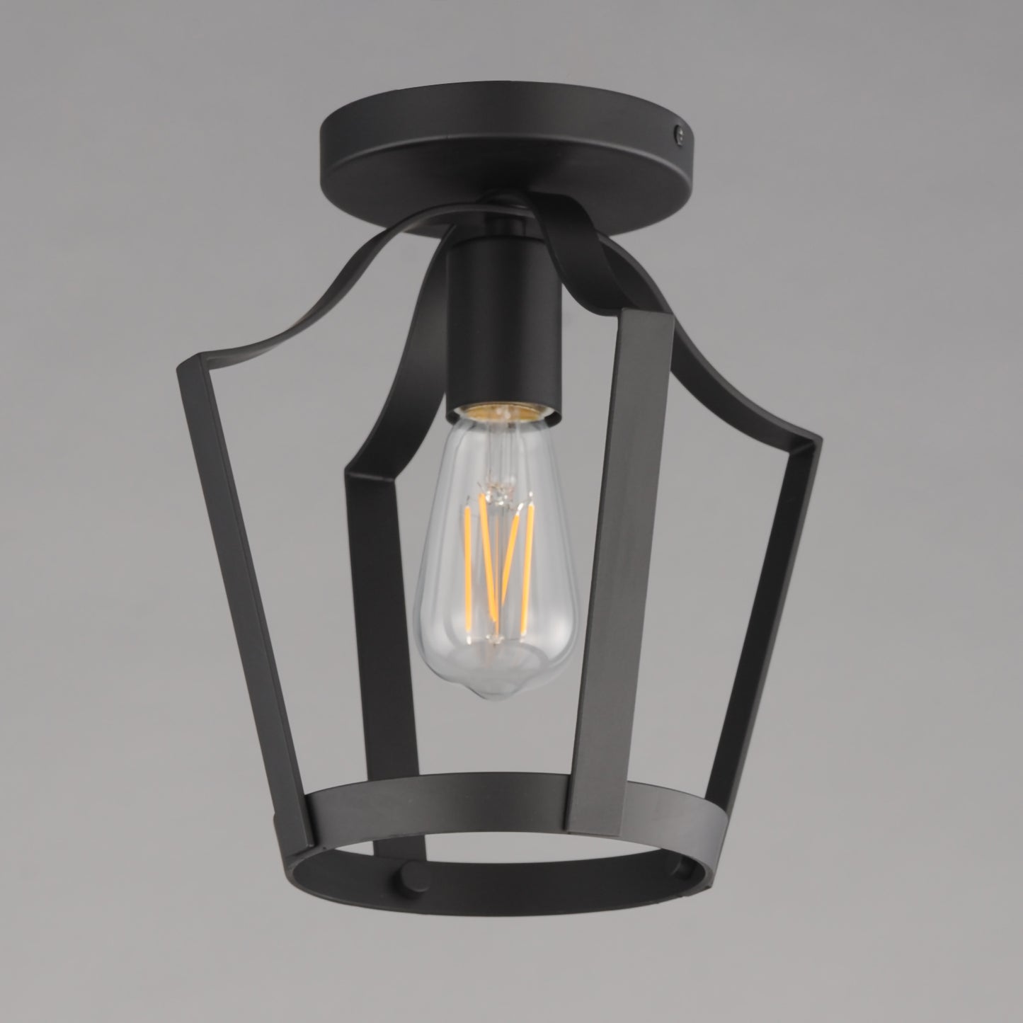 Arden Pendant/Semi Flush Black by Maxim Lighting