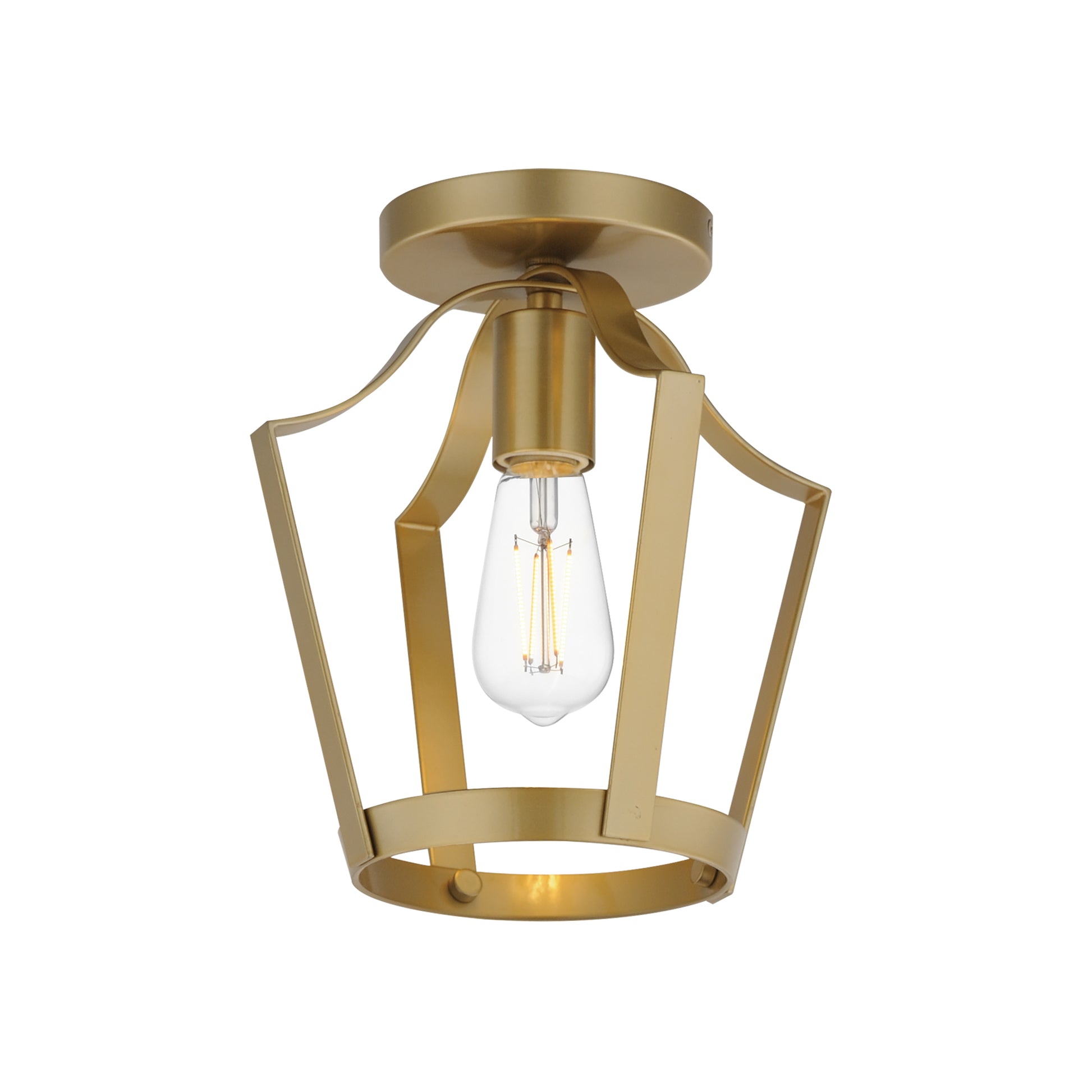 Arden Pendant/Semi Flush Natural Aged Brass by Maxim Lighting