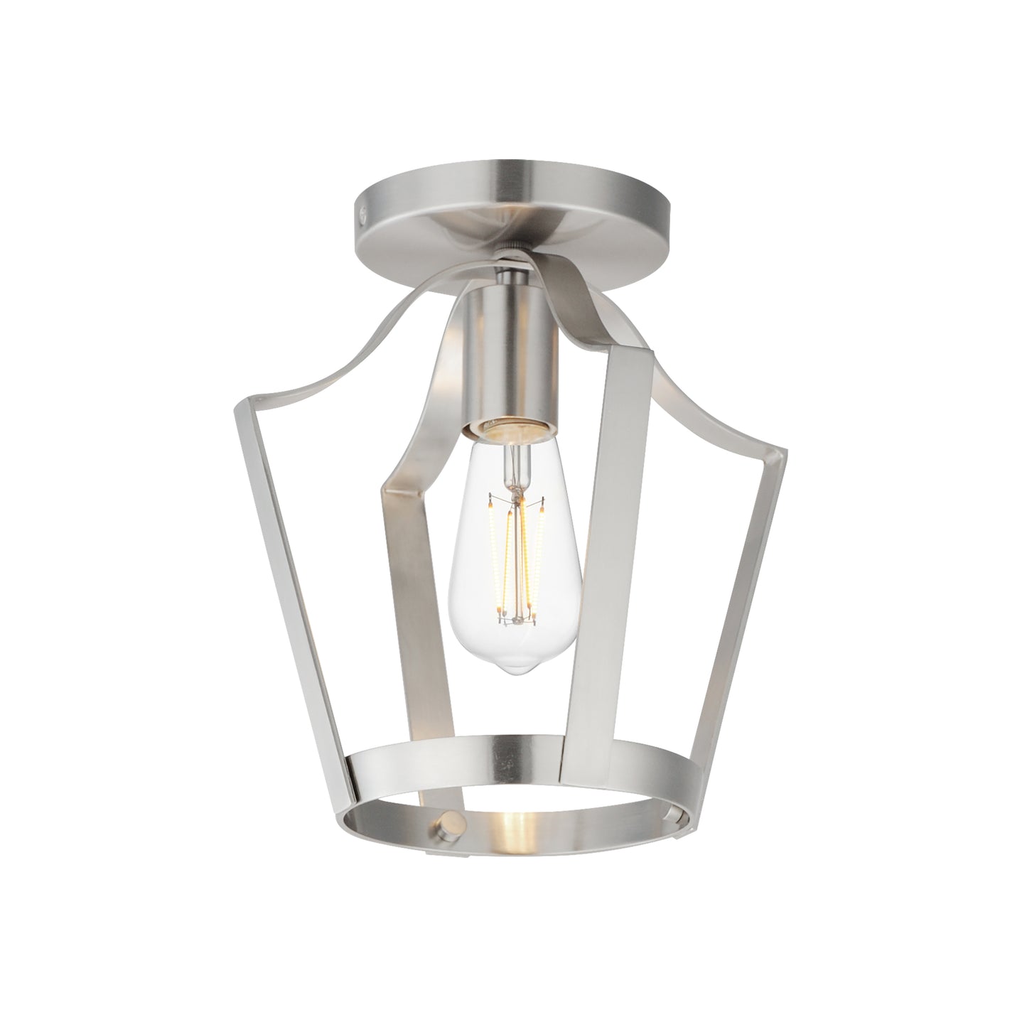Arden Pendant/Semi Flush Satin Nickel by Maxim Lighting