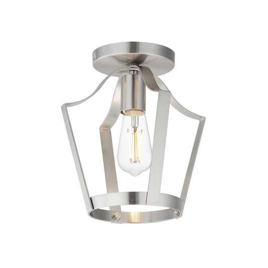 Arden Pendant/Semi Flush Satin Nickel by Maxim Lighting