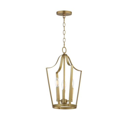 Arden 3-Light Pendant Natural Aged Brass by Maxim Lighting