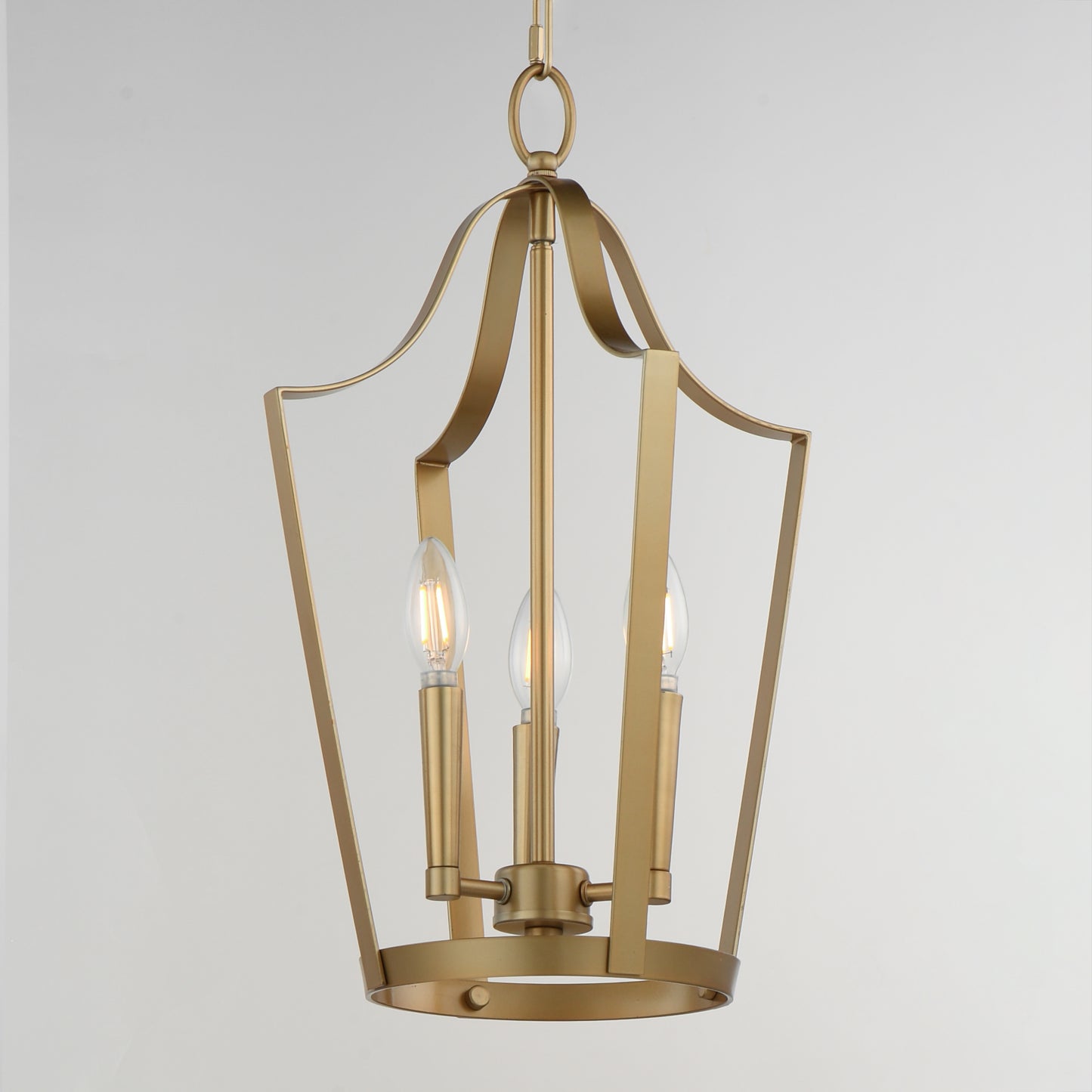 Arden 3-Light Pendant Natural Aged Brass by Maxim Lighting