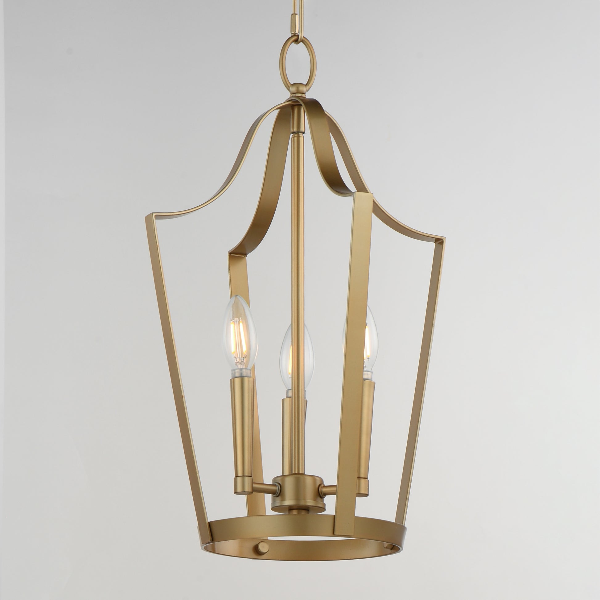 Arden 3-Light Pendant Natural Aged Brass by Maxim Lighting