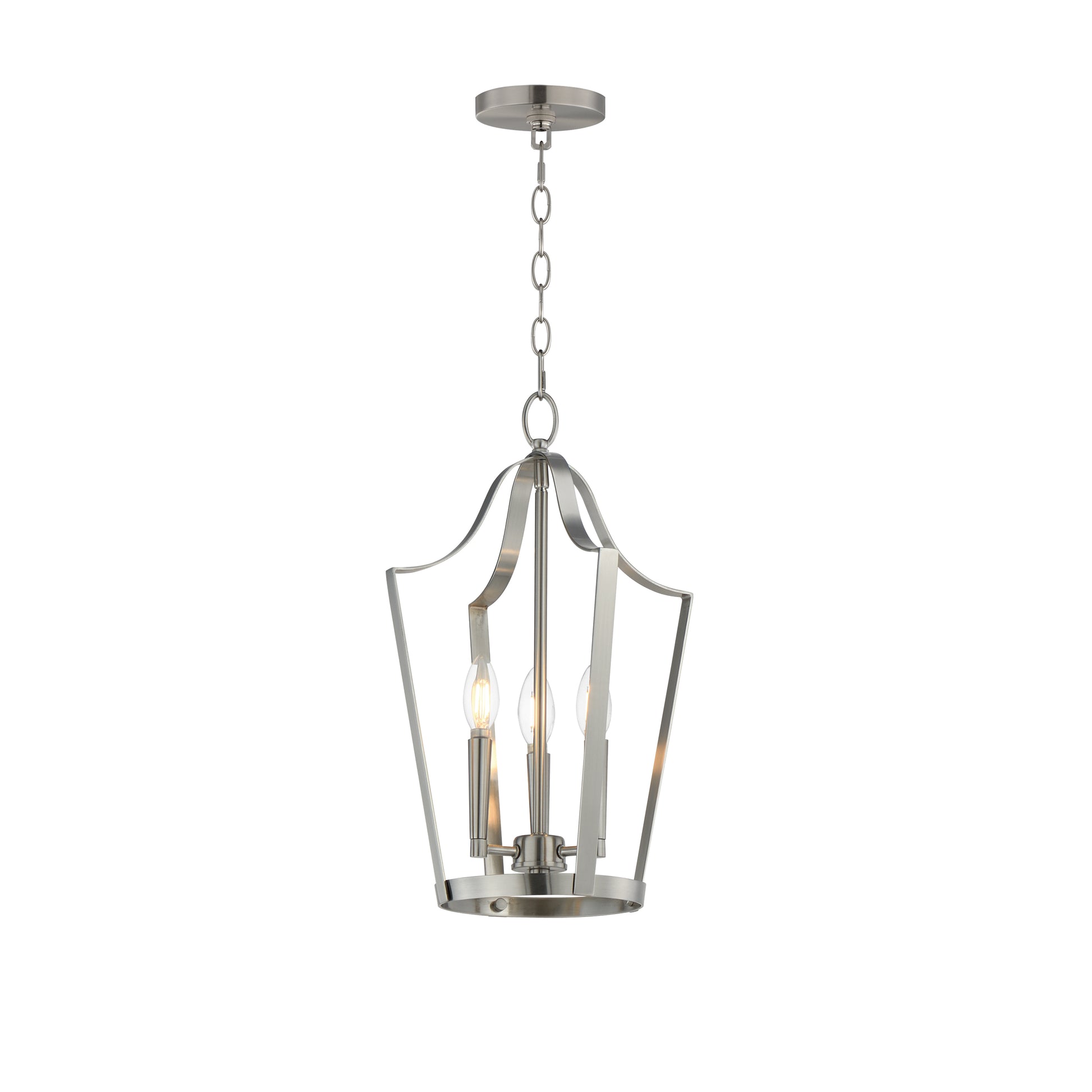 Arden 3-Light Pendant Satin Nickel by Maxim Lighting