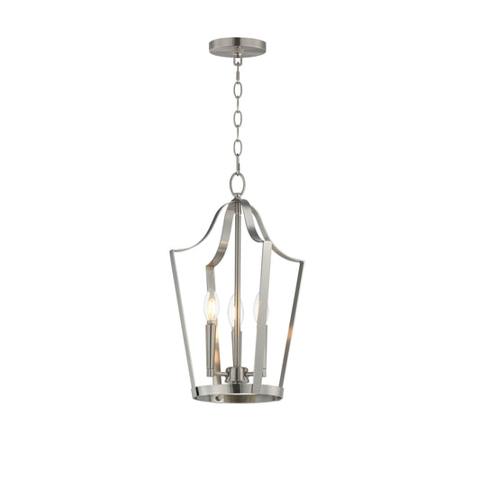 Arden 3-Light Pendant Satin Nickel by Maxim Lighting