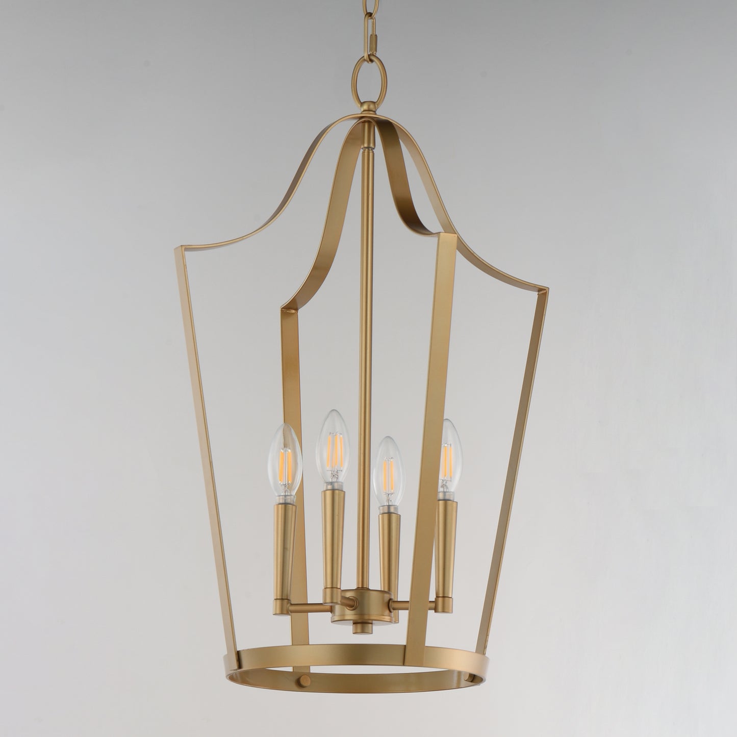 Arden 4-Light Pendant Natural Aged Brass by Maxim Lighting