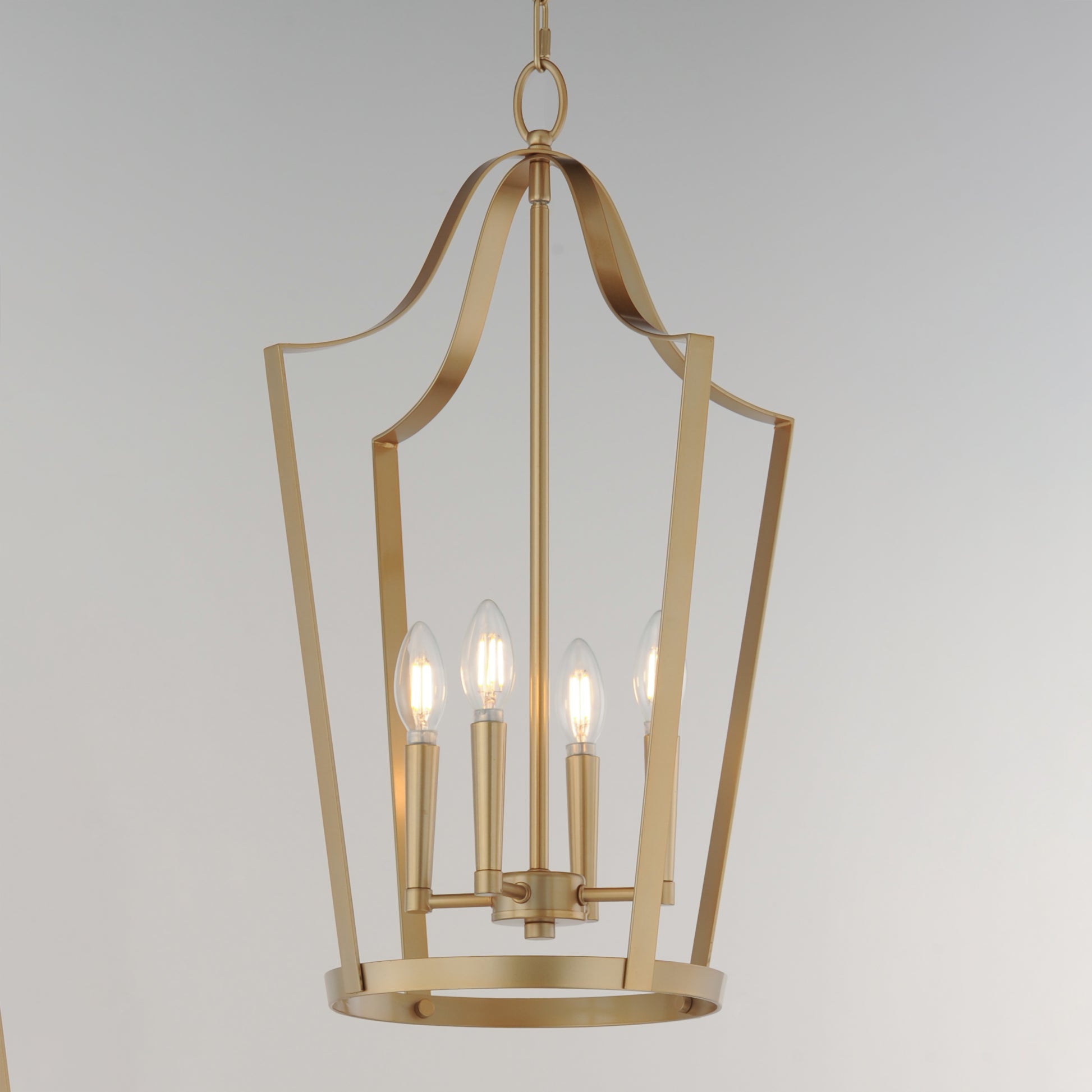 Arden 4-Light Pendant Natural Aged Brass by Maxim Lighting