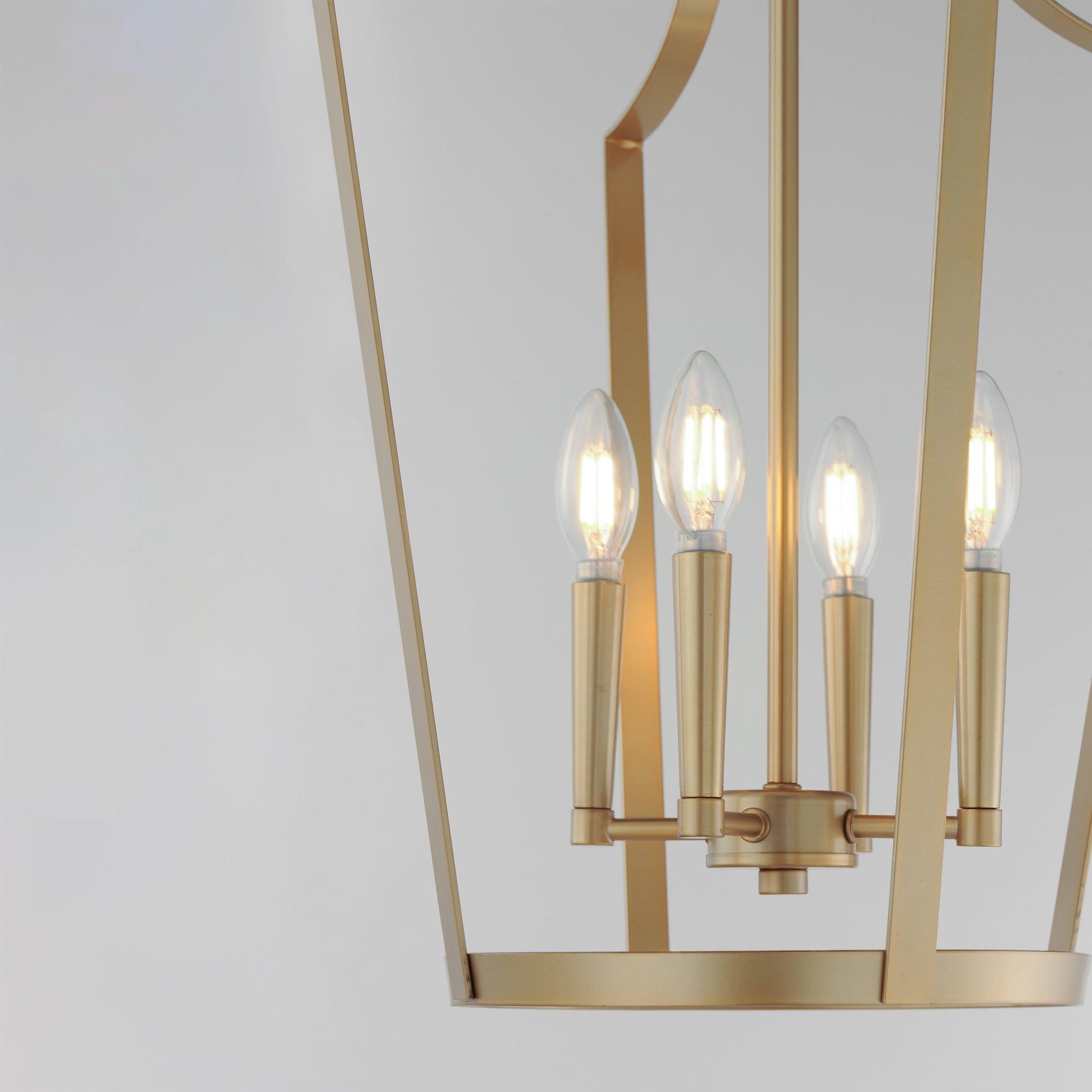 Arden 4-Light Pendant Natural Aged Brass by Maxim Lighting
