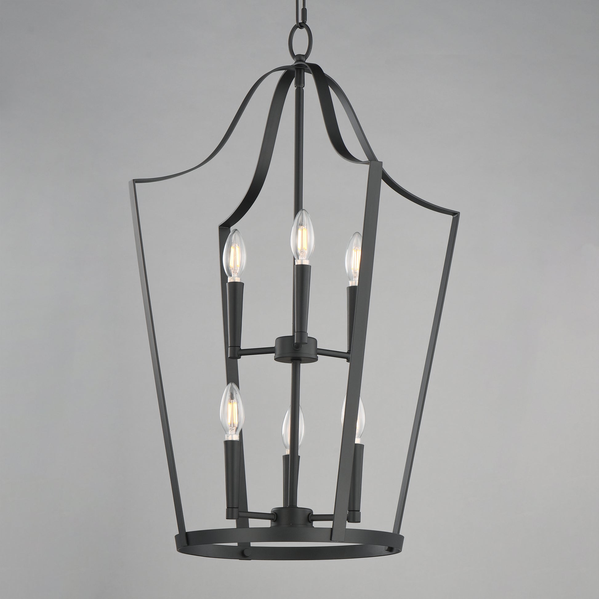 Arden 6-Light Pendant Black by Maxim Lighting