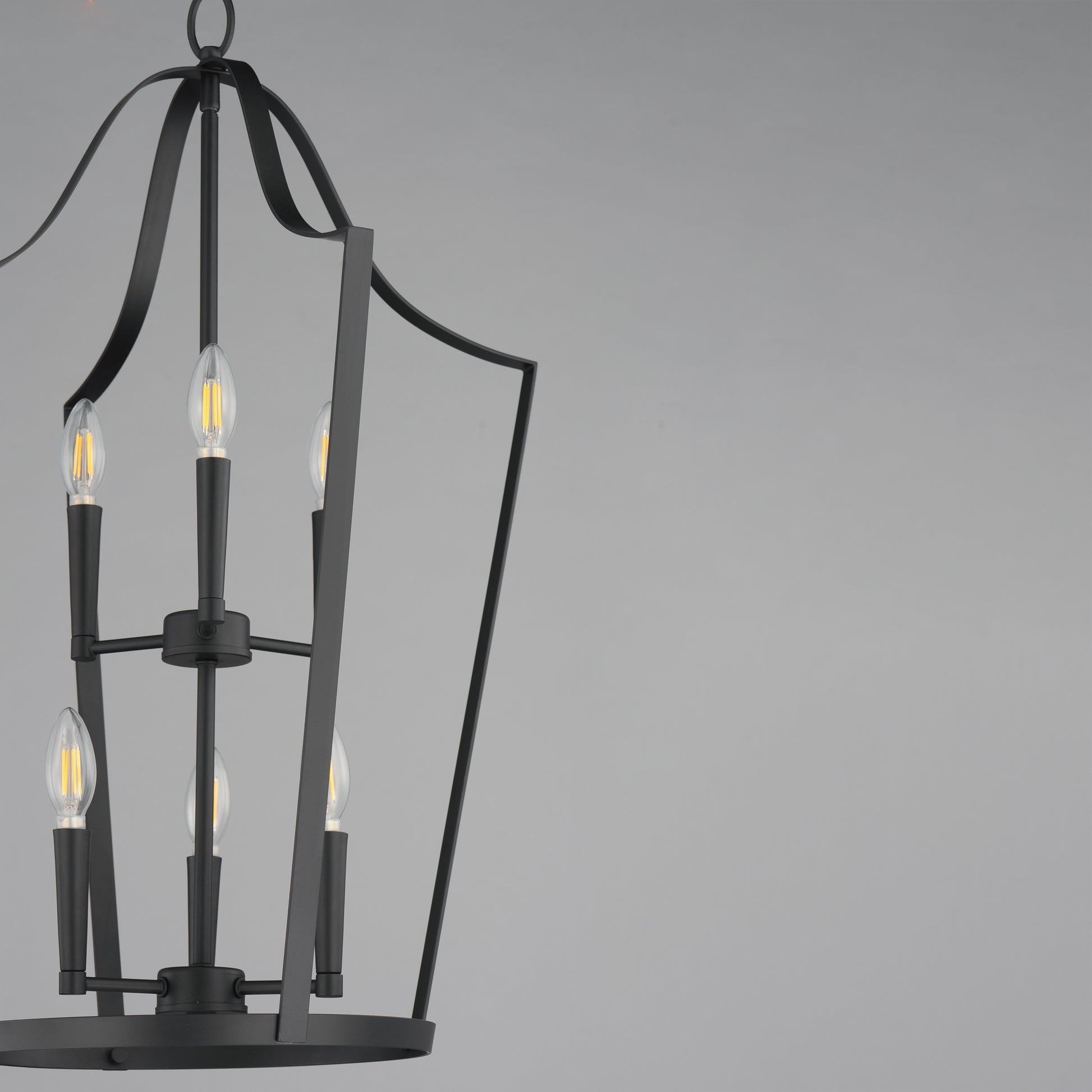 Arden 6-Light Pendant Black by Maxim Lighting