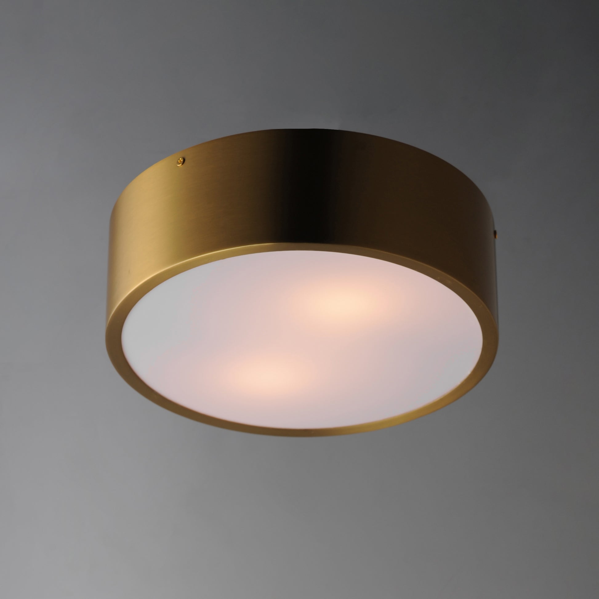 Tommy 12" 2-Light Surface Mount Satin Brass by Maxim Lighting