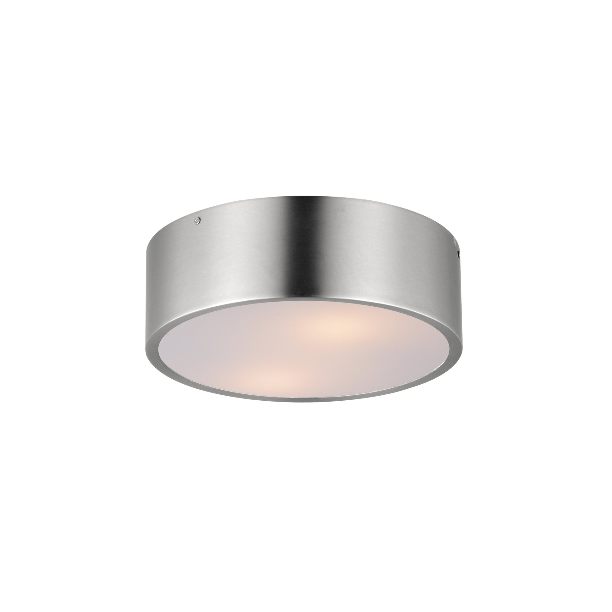 Tommy 12" 2-Light Surface Mount Satin Nickel by Maxim Lighting