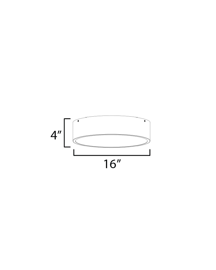 Tommy 16" 3-Light Surface Mount Satin Nickel by Maxim Lighting